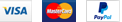 Visa, Mastercard, PayPal