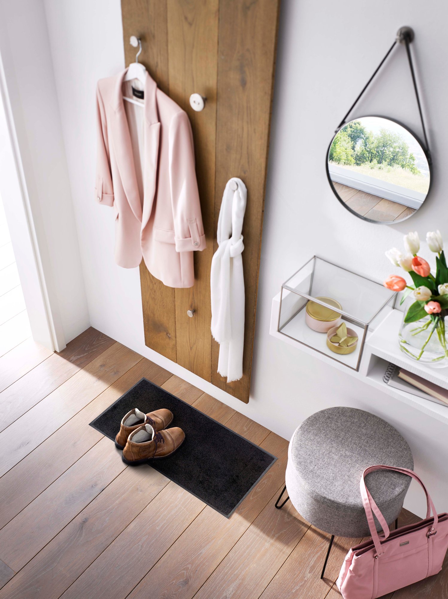 wash+dry Eingangsmatte Raven Black 35x75 9010216029697
