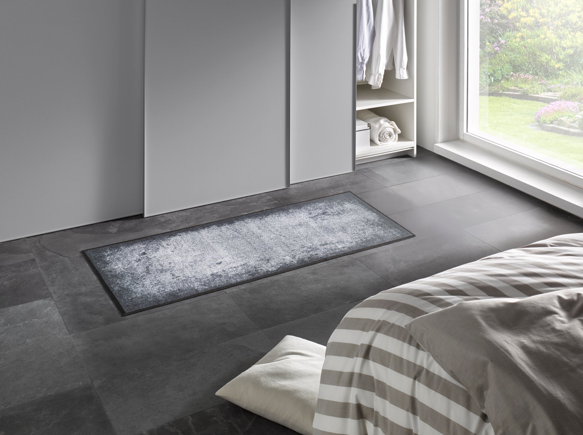 wash+dry Fussmatte Läufer Shades of Grey 60x140 9010216056846