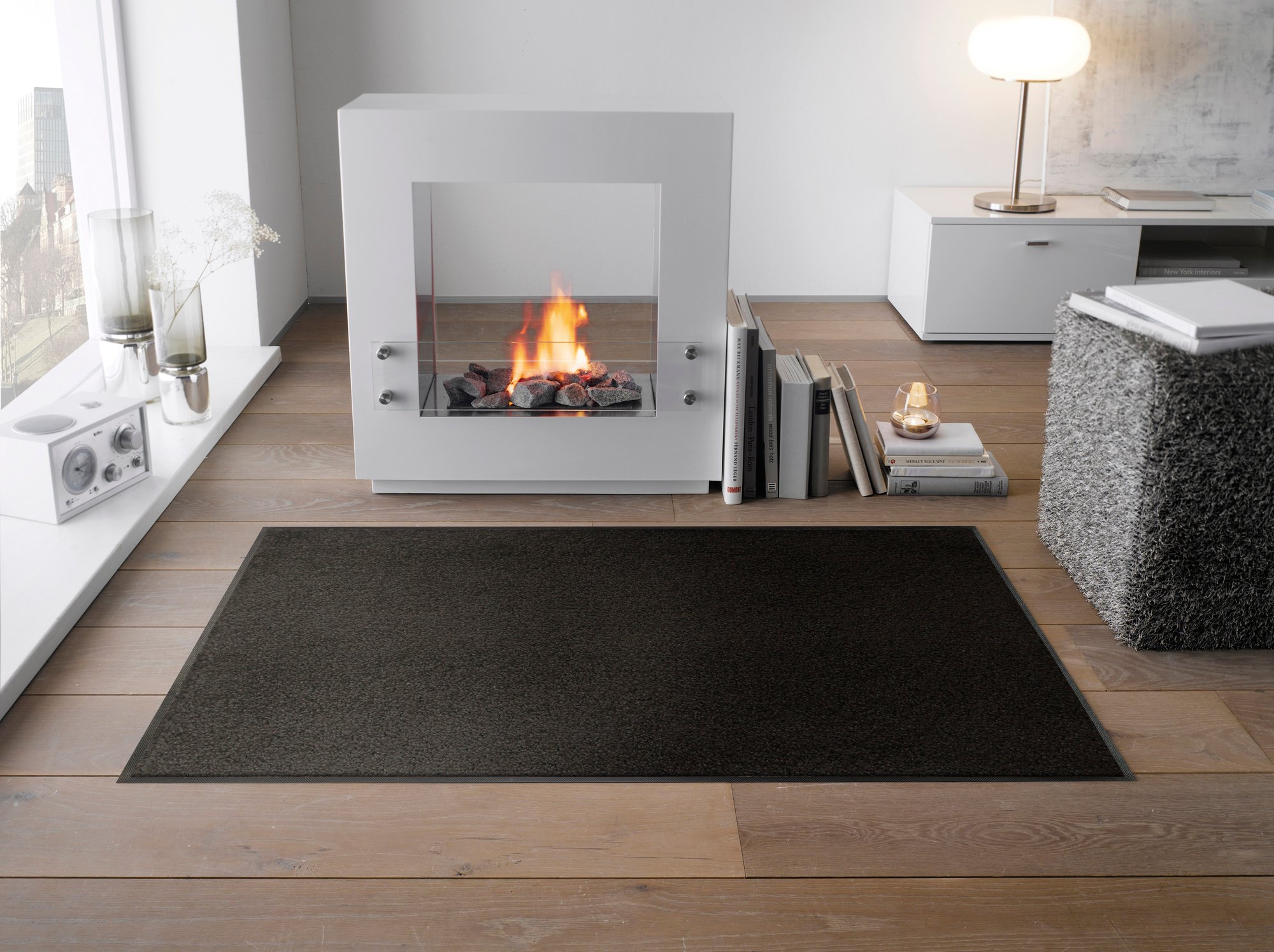 wash+dry Fussmatte Raven Black 75x120 4032445005636