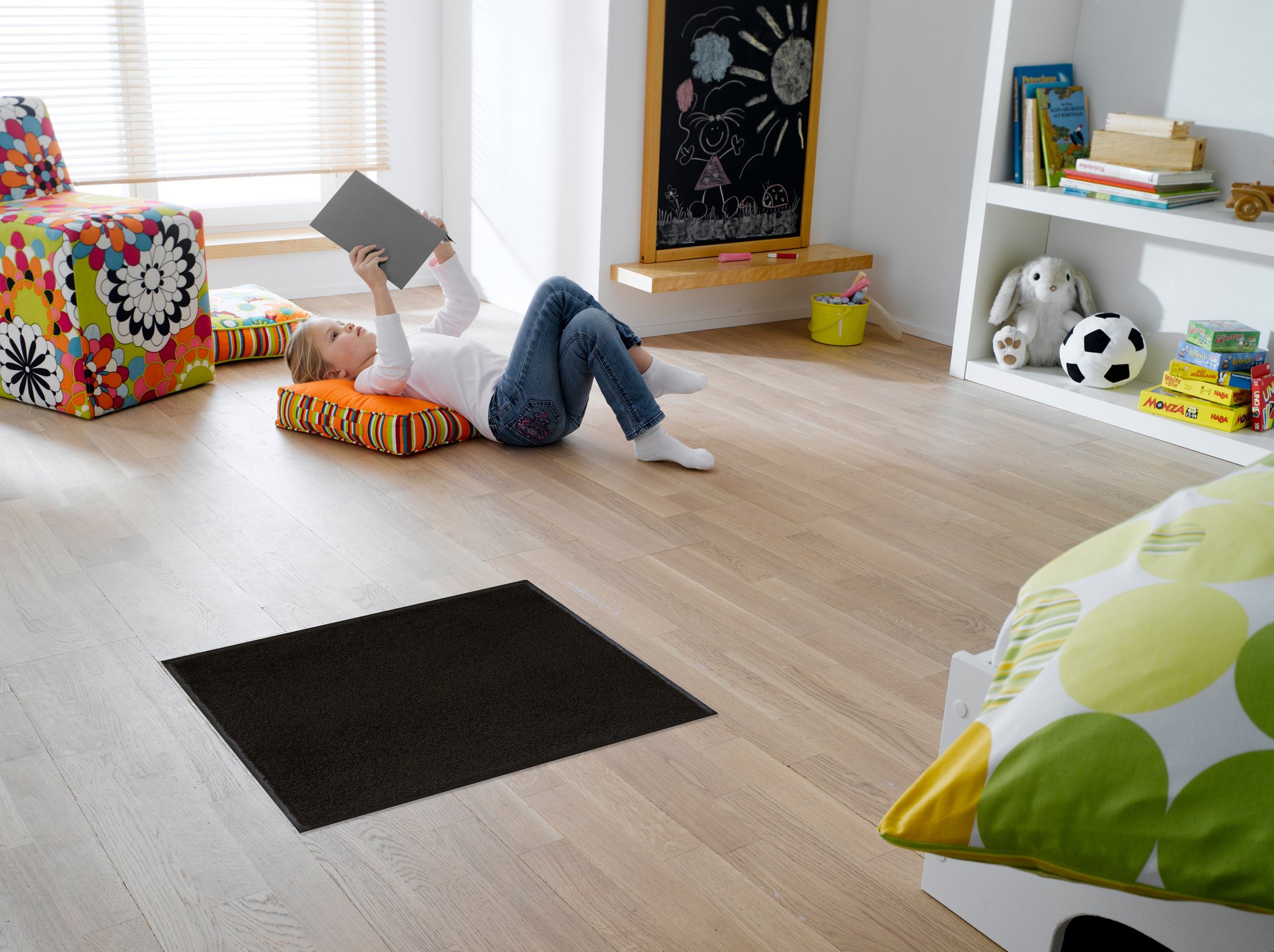 wash+dry Eingangsmatte Raven Black 60x90 4032445005261