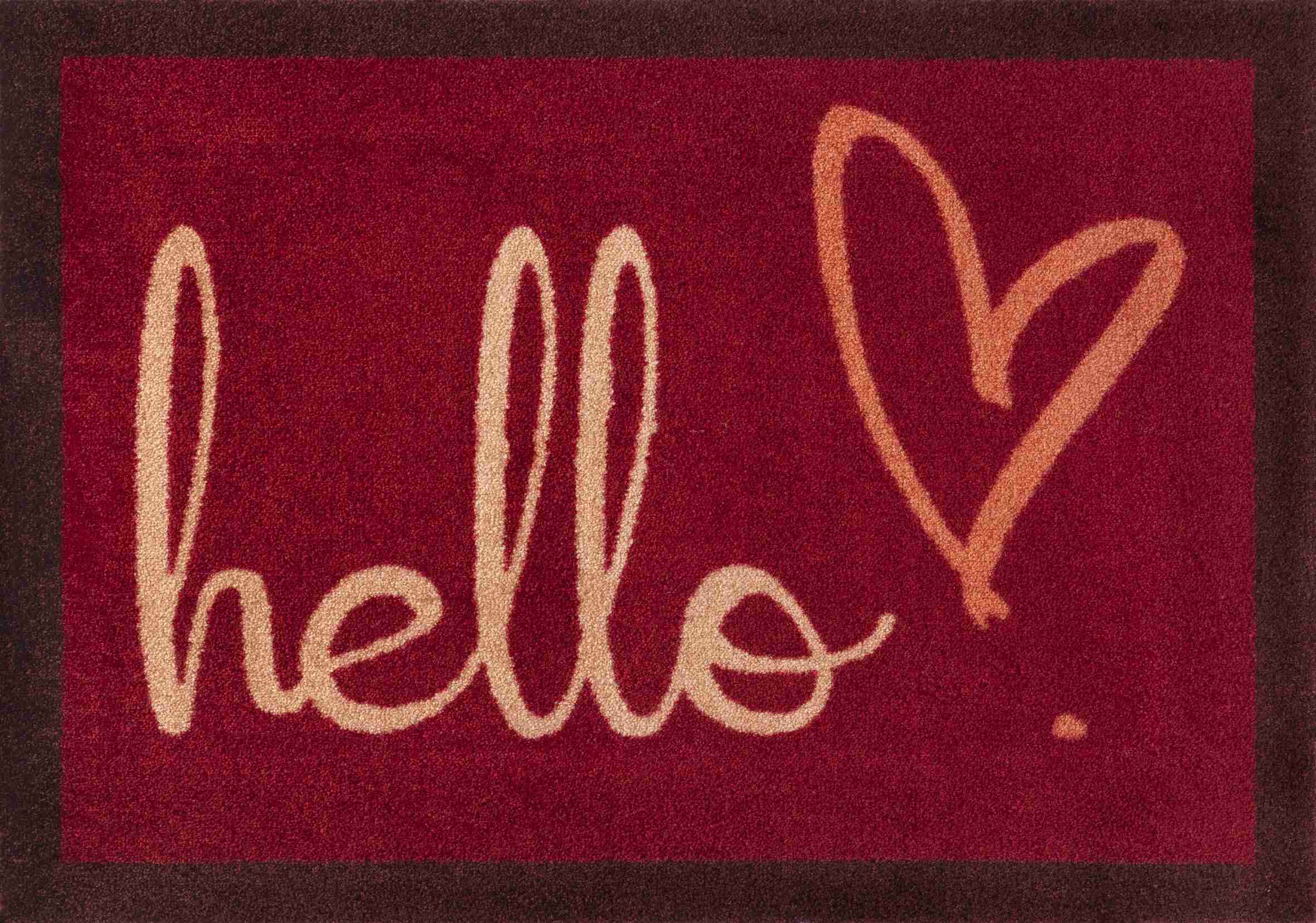 wash+dry Fussmatte Hello Heart 50x70 9010216055160