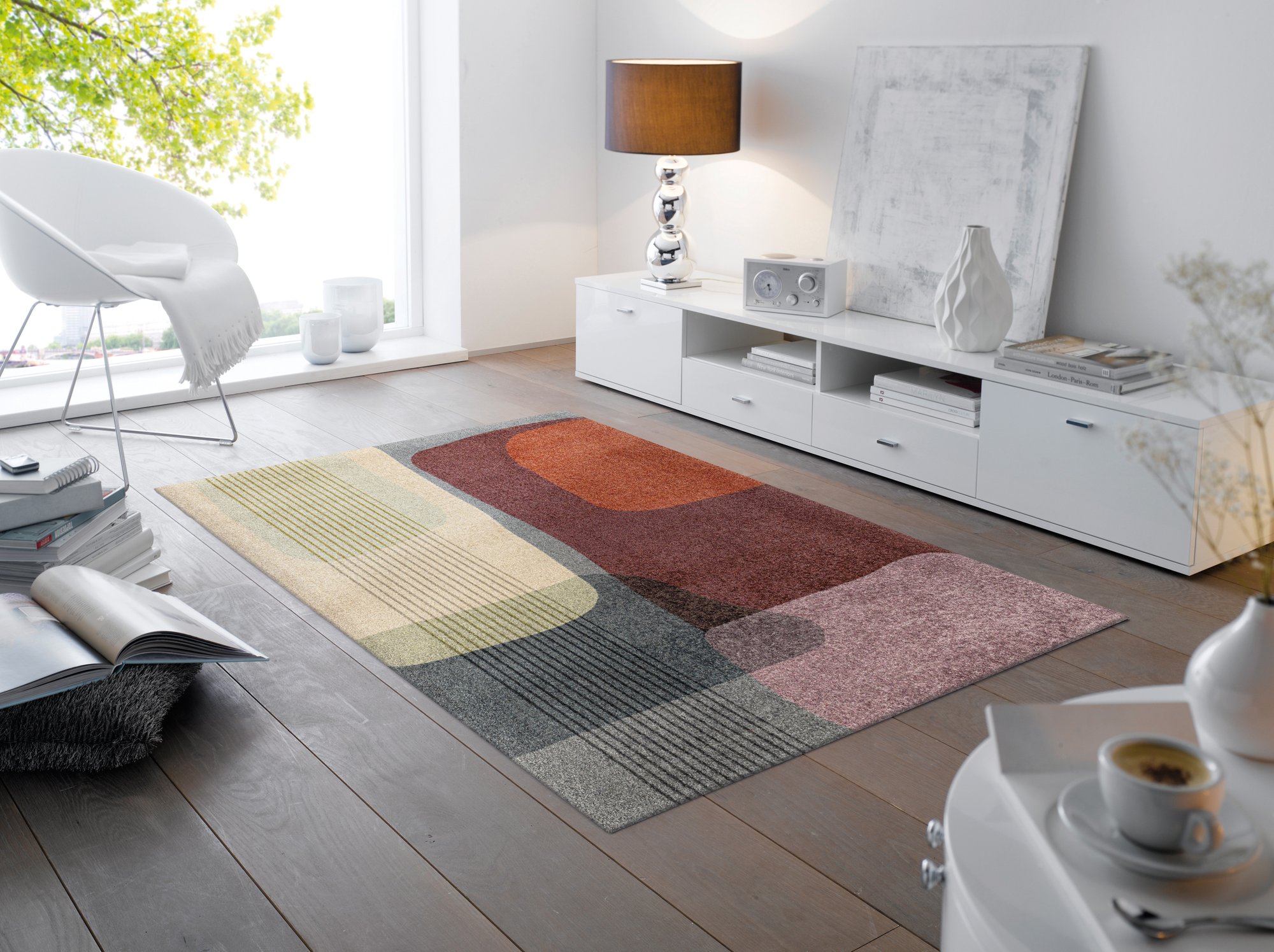 wash+dry Fussmatte Wohnteppich Arcadia 110/175 9010216070590