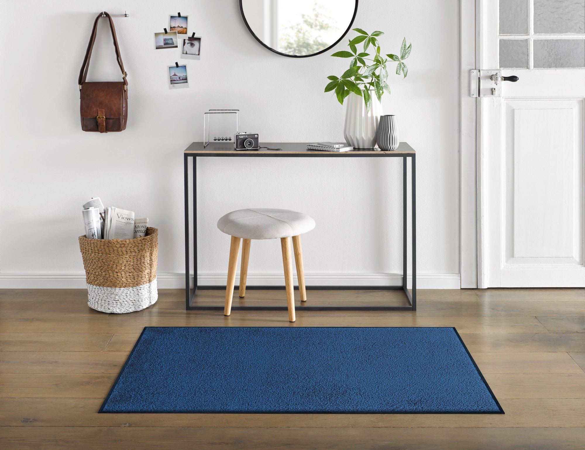 wash+dry Fussmatte Navy 75x120 4032445005445