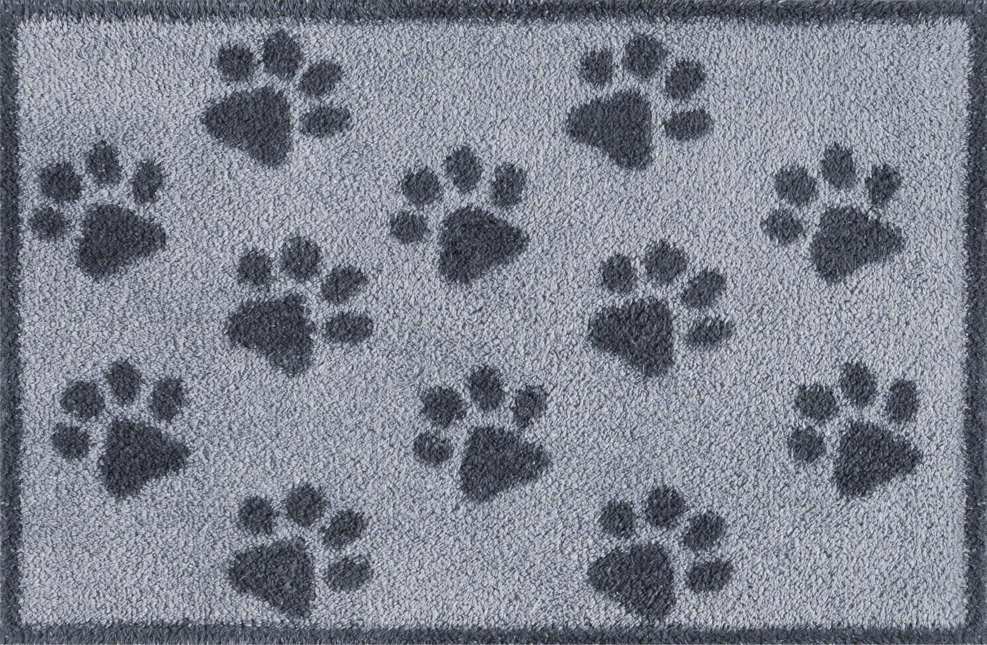 wash+dry Fussmatte Turtle Mat Fussmatte Paws Grey 40x60 5060025368900