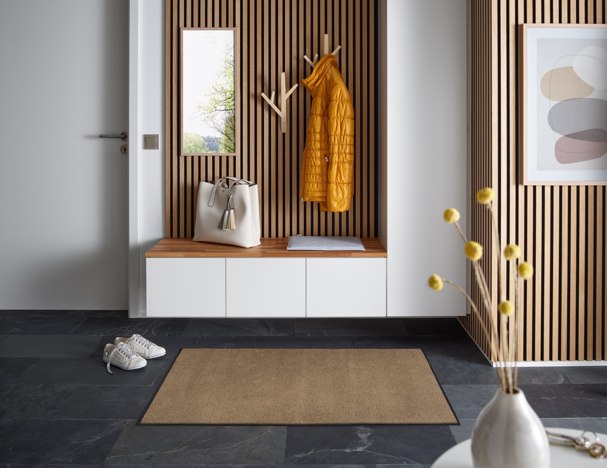 wash+dry Fussmatte Espresso Brown 75x120 9010216081831