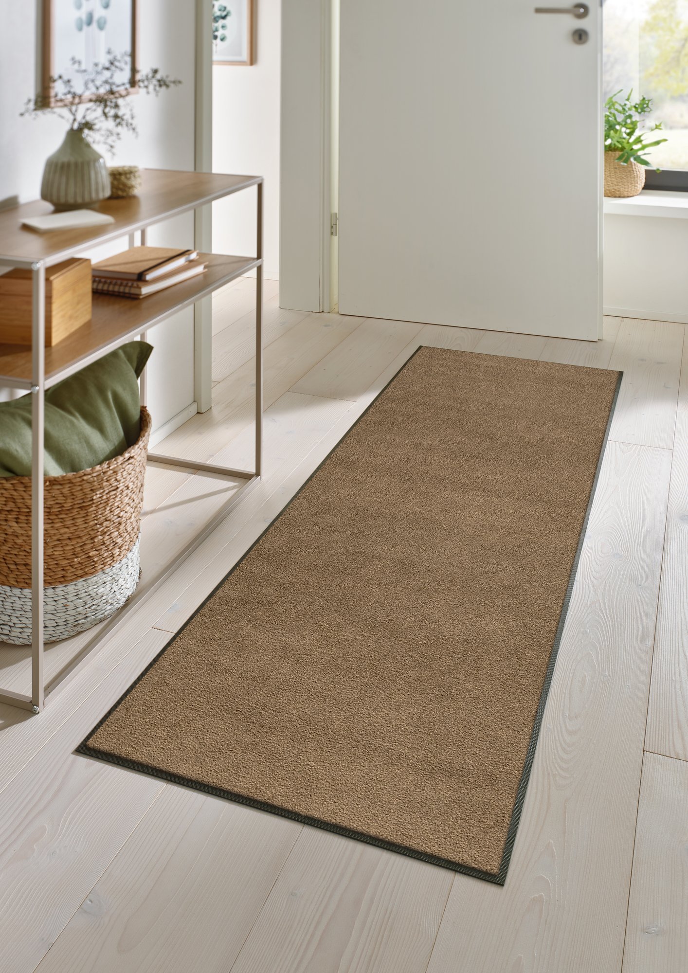 wash+dry Fussmatte Läufer Espresso Brown 60x180 9010216081824