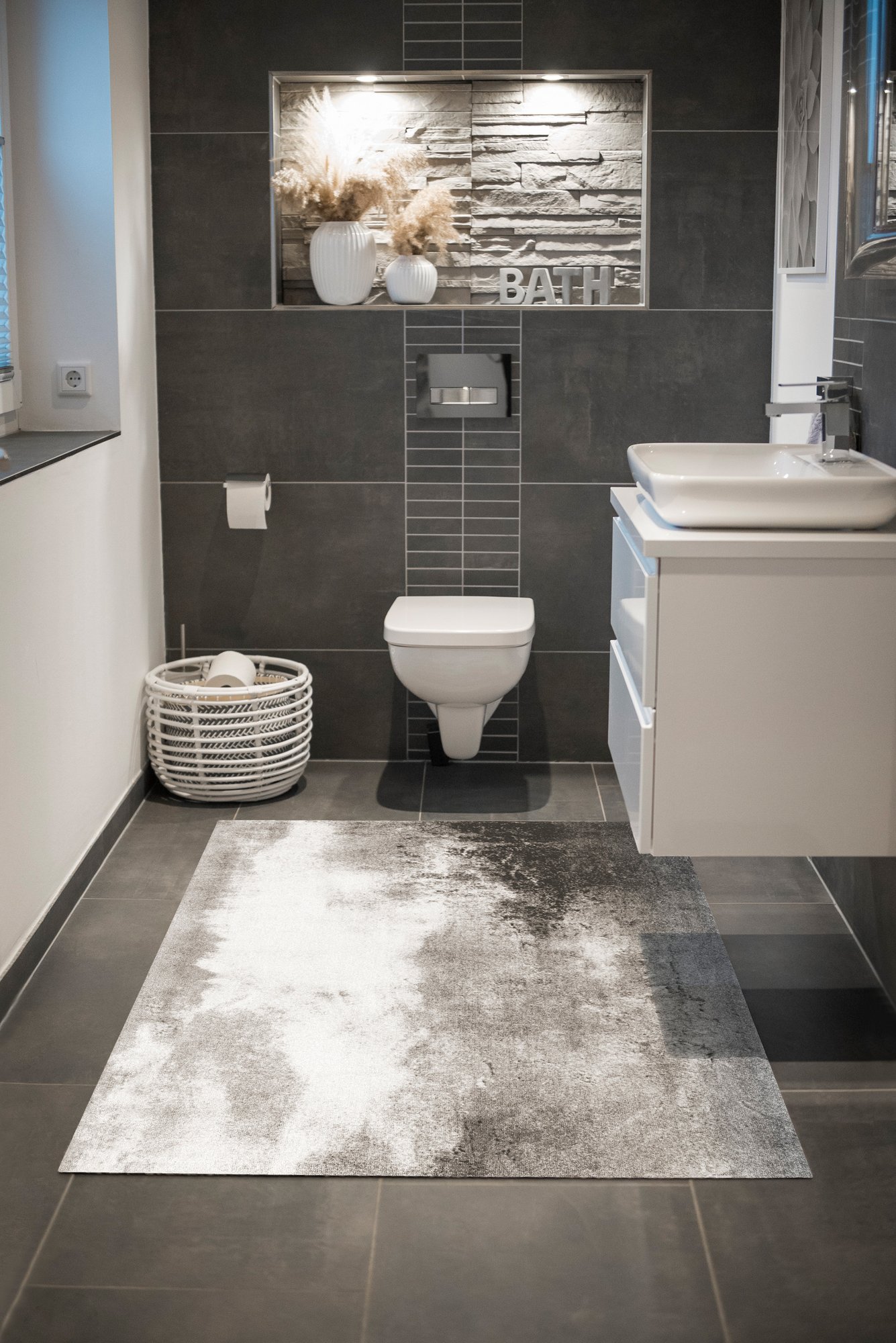 wash+dry Fussmatte Wohnteppich Aura 110x175 9010216056747