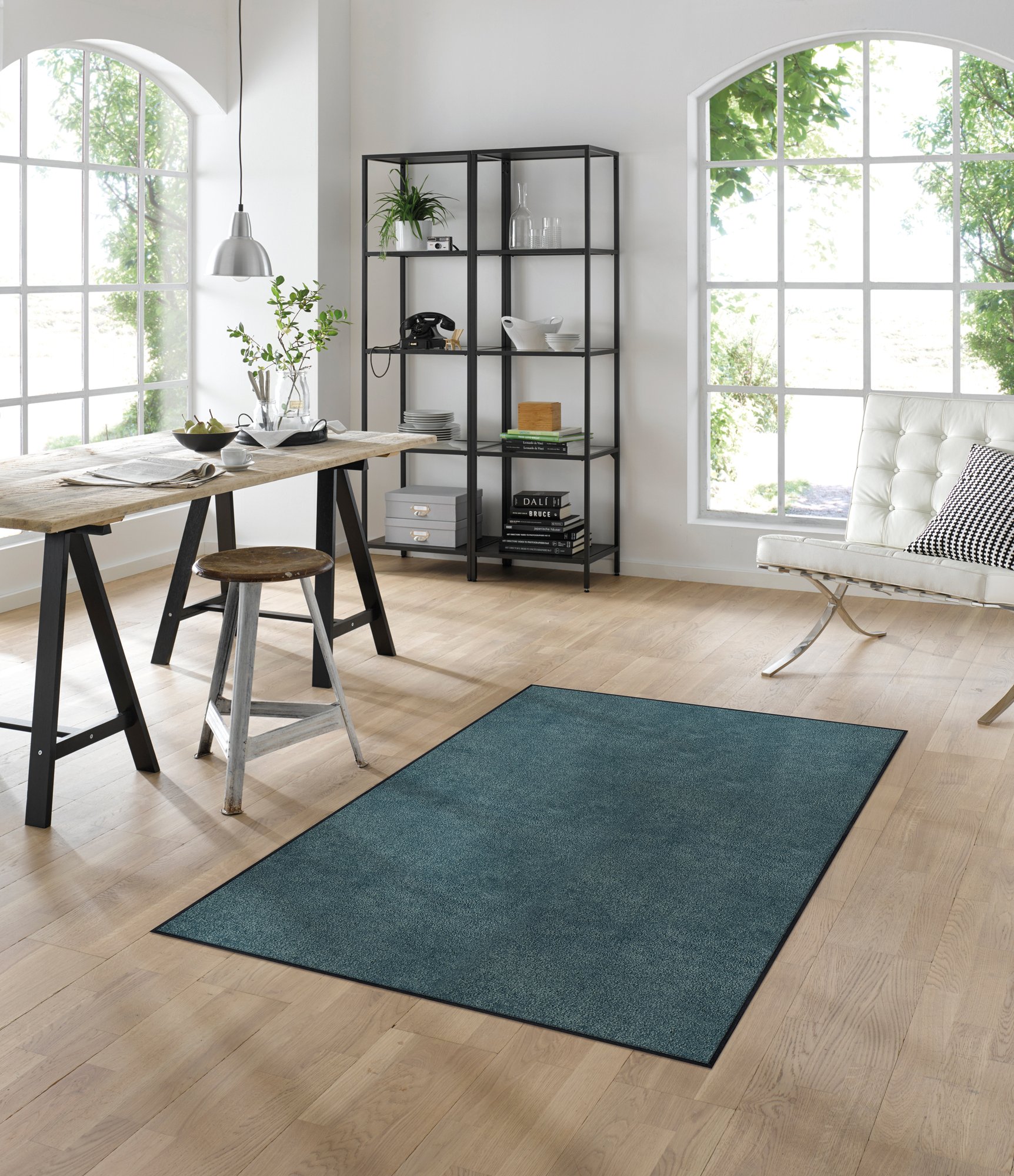 wash+dry Fussmatte Wohnteppich Denim Blue 120x180 9010216079715
