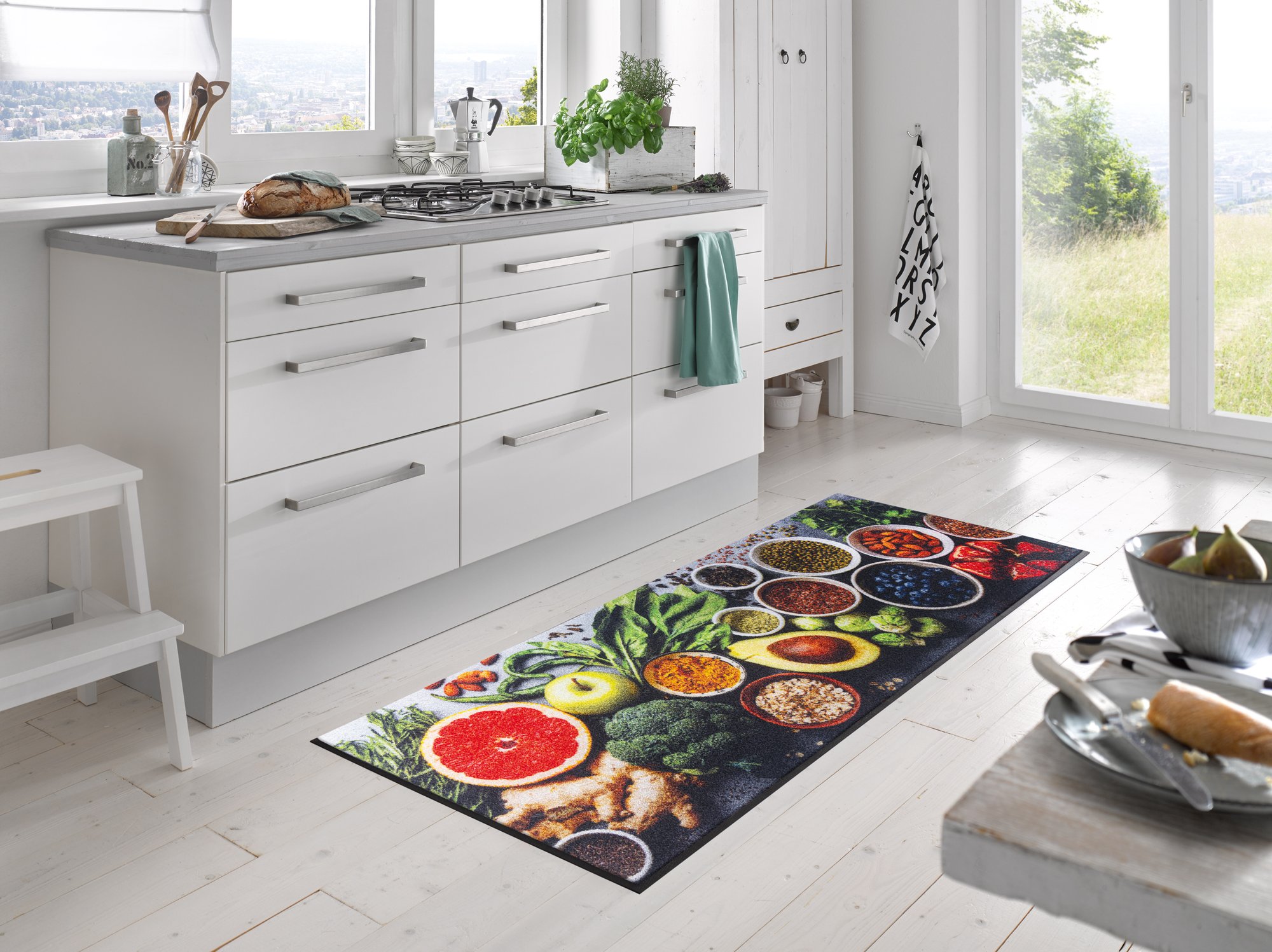 wash+dry Fussmatte Läufer Food Selection 75x190 9010216073775