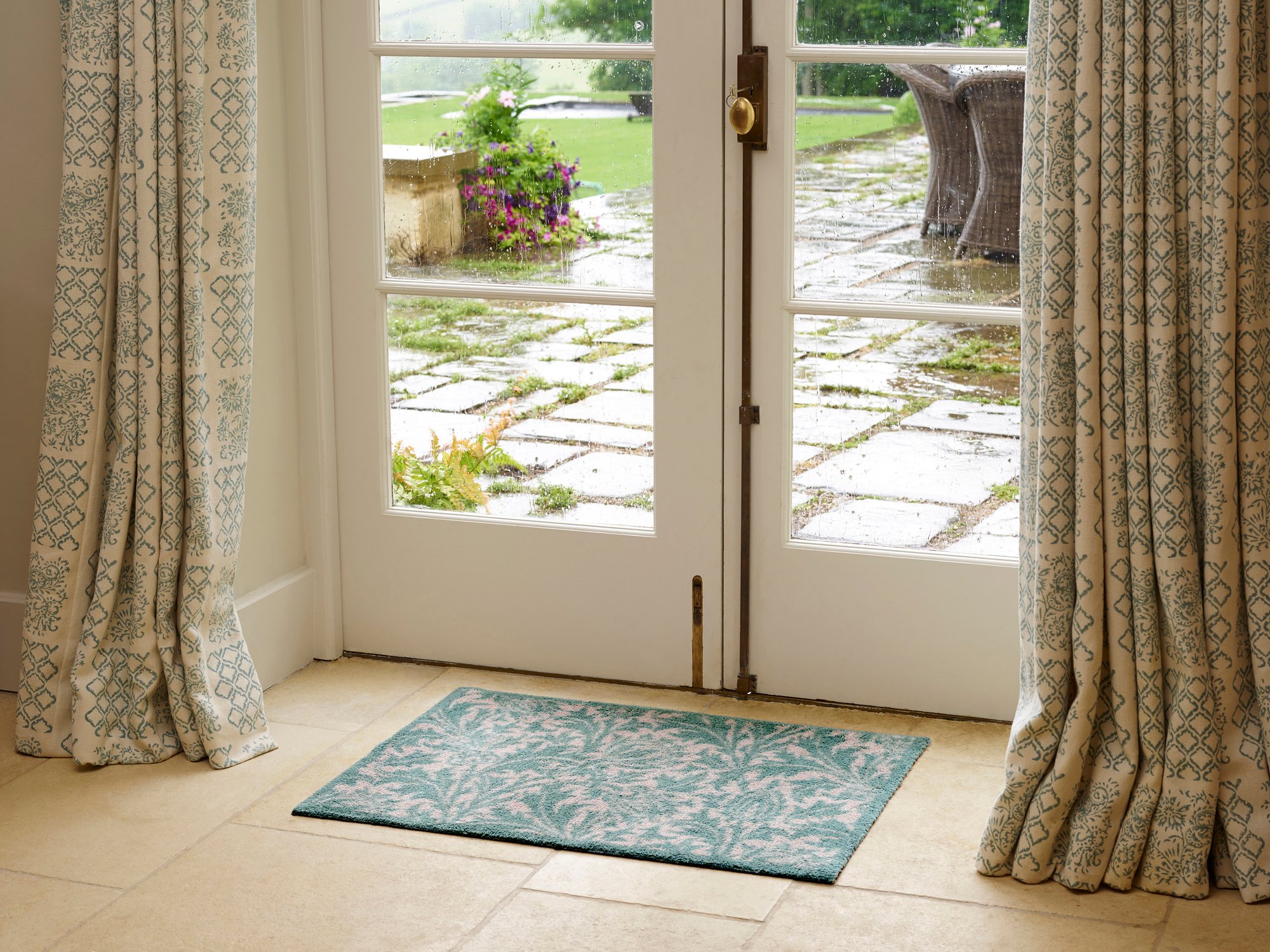 wash+dry Fussmatte Turtle Mat Fussmatte Thistle Green 60x85 5060025365435