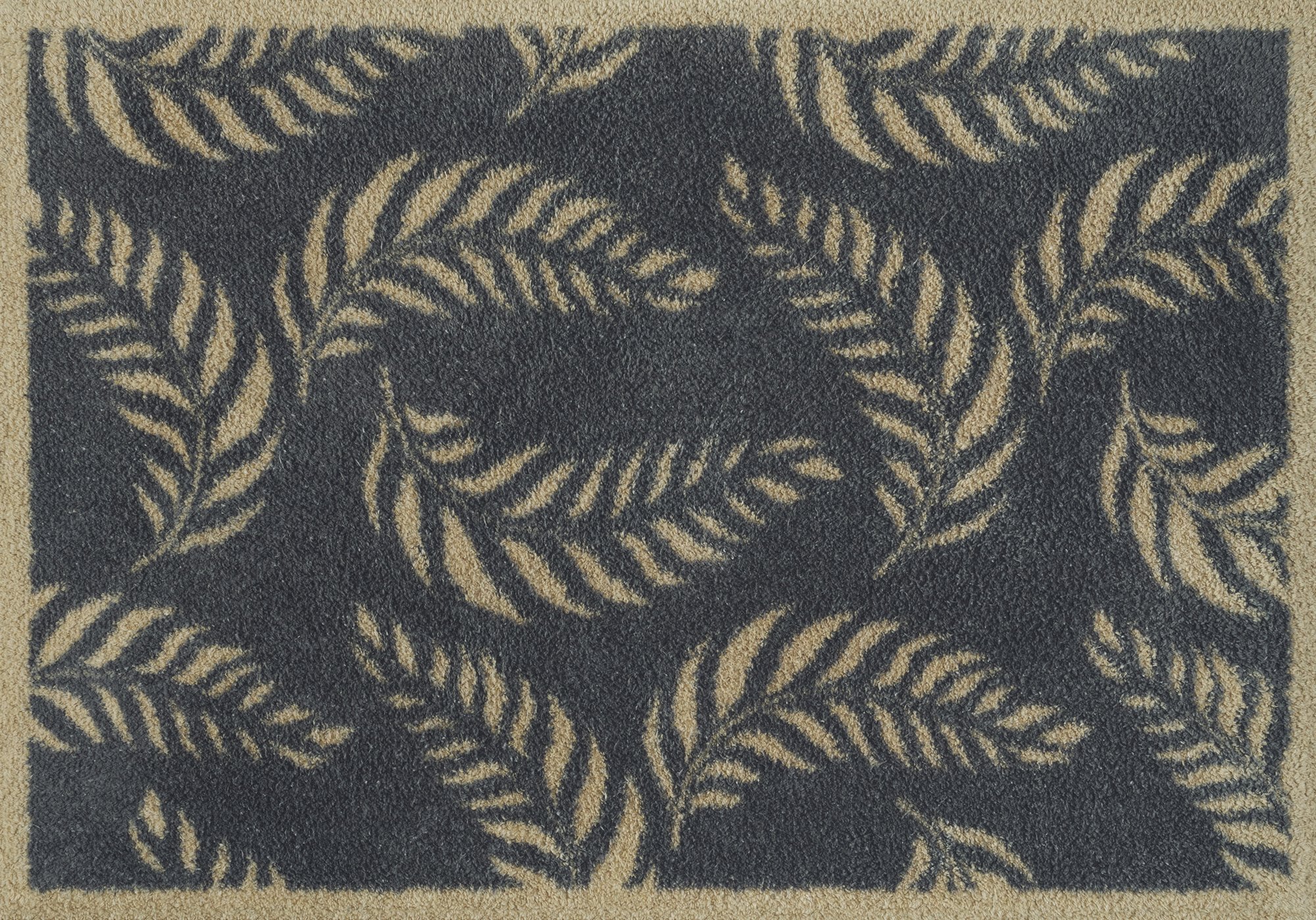 wash+dry Eingangsmatte Turtle Mat Fussmatte Leaf Scroll 60x85 5060025368849