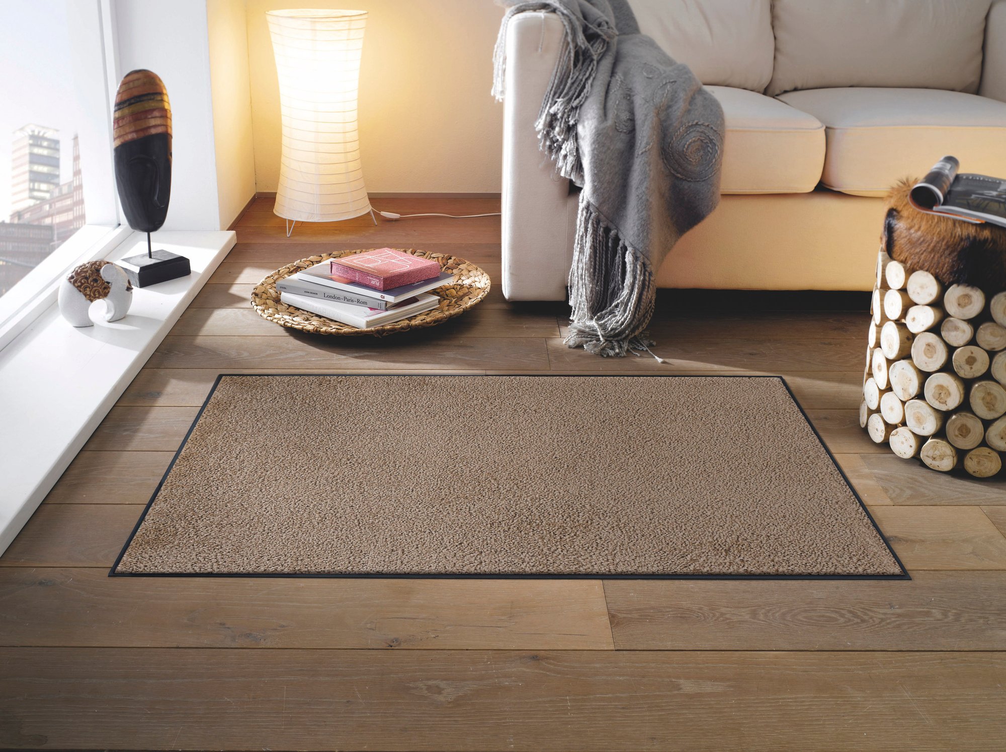 wash+dry Matte Taupe 75x120 4032445005476
