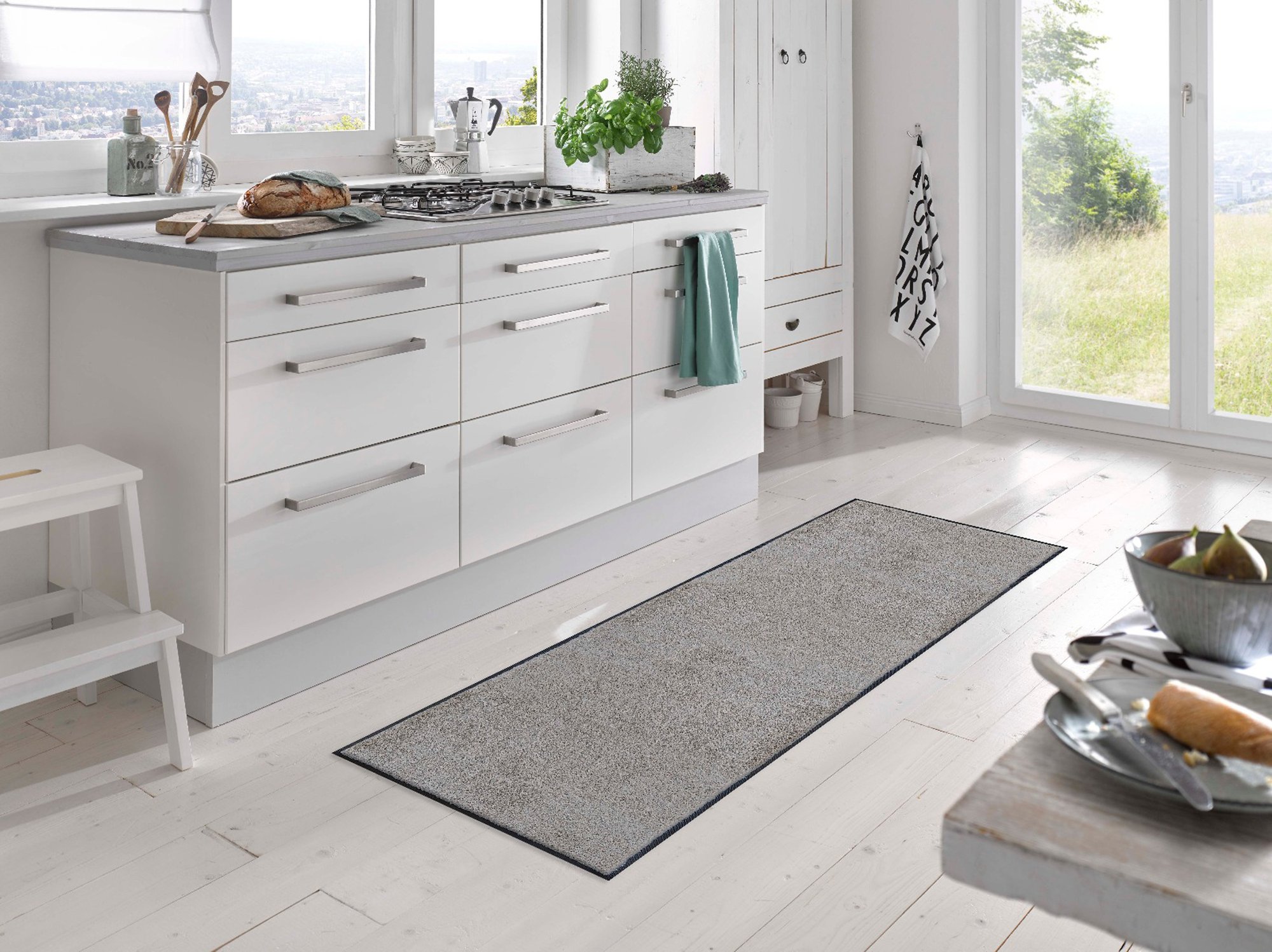 wash+dry Fussmatte Läufer Cool Grey 60x180 4032445006824
