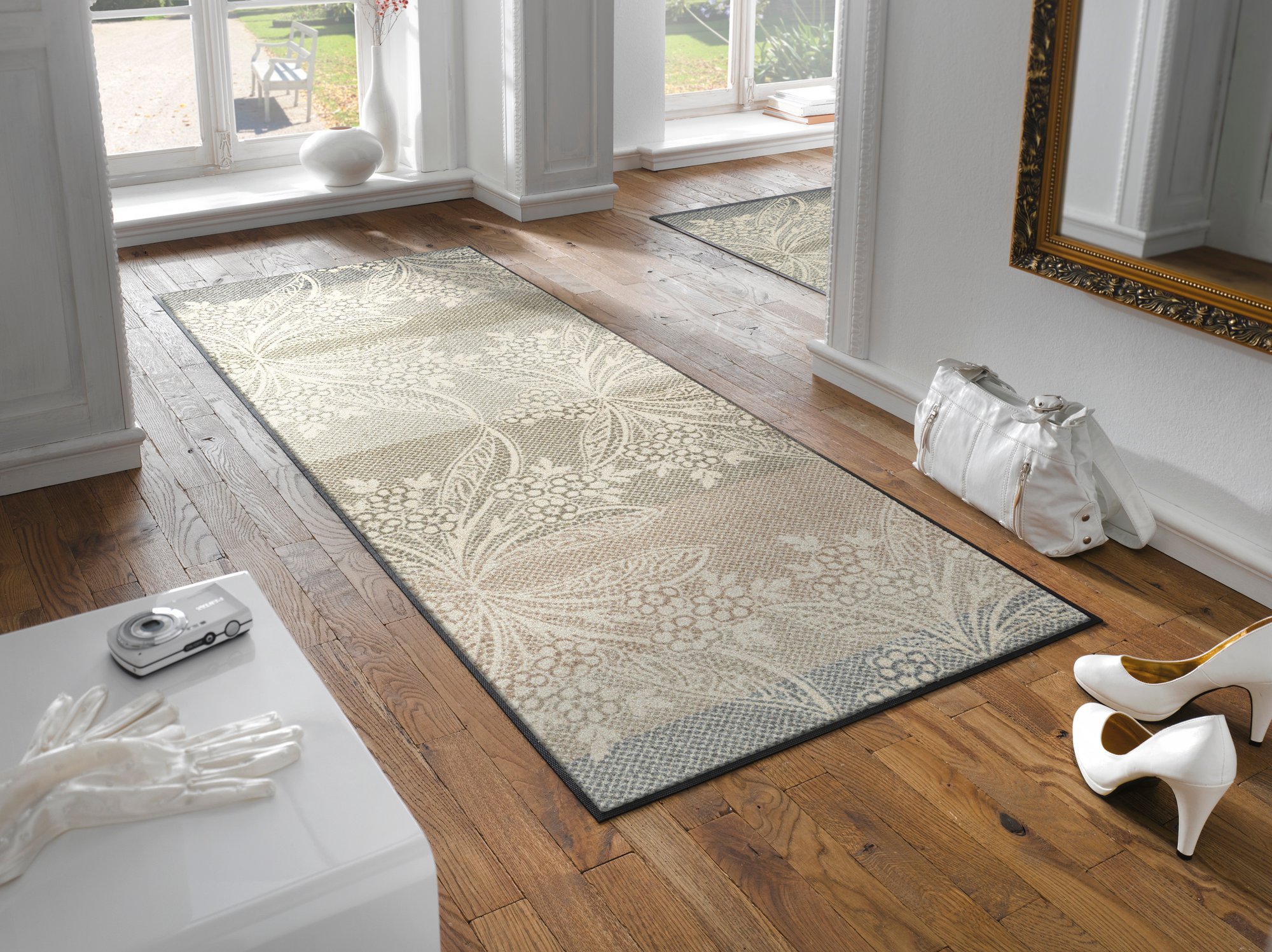 wash+dry Fussmatte Floral Lace 75/190 9010216070651