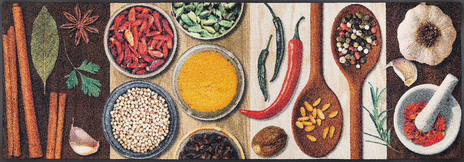 wash+dry Eingangsmatte Läufer Hot Spices 60x180 4032445078593