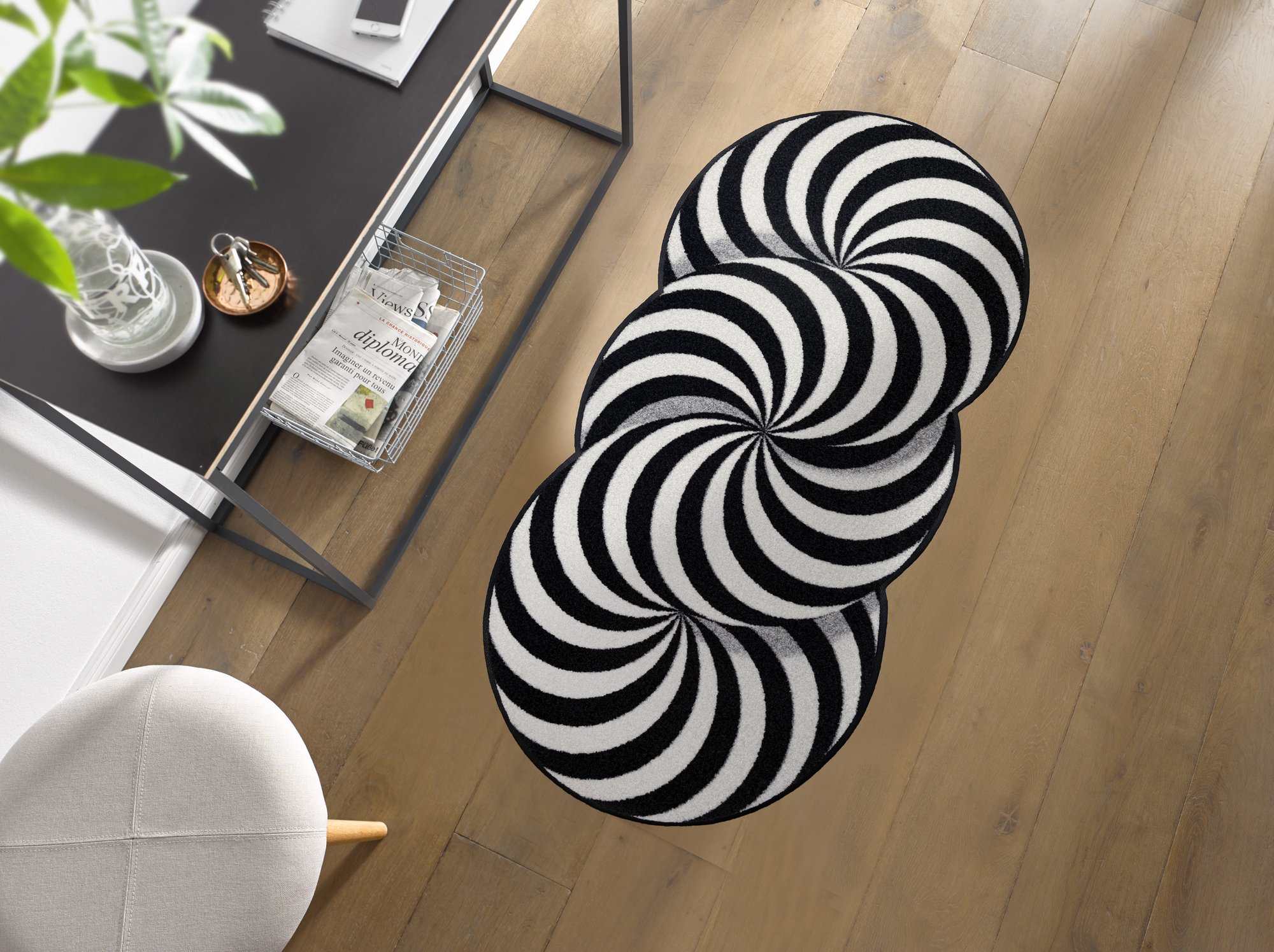 wash+dry Fussmatte Läufer Infinity Swirl 60/140 9010216066708
