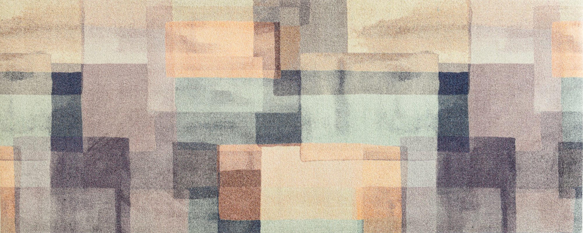 wash+dry Fussmatte Teppichläufer Gentle Blocks 80x200 9010216079005