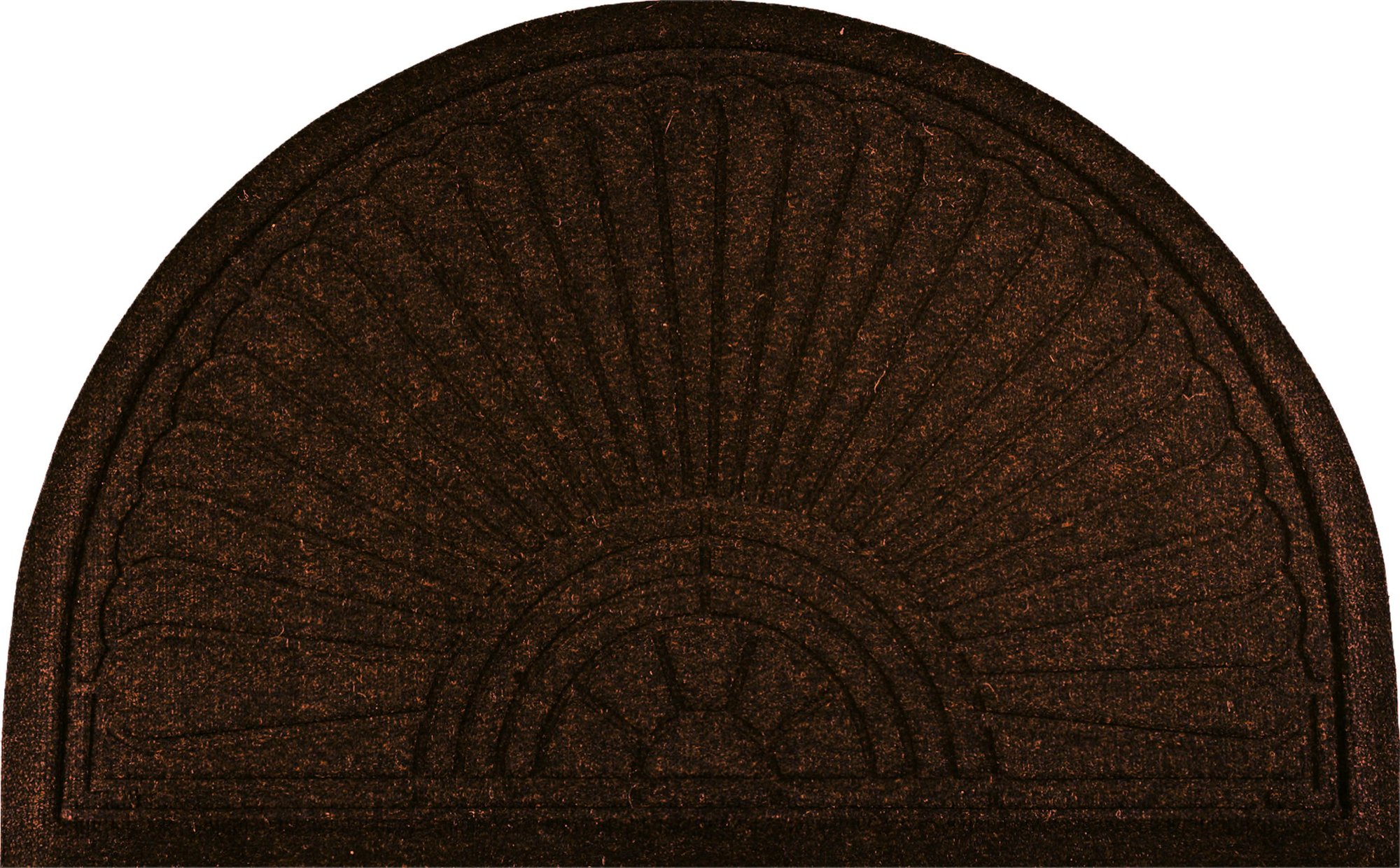 wash+dry Fussmatte DUNE Fussmatte Halfmoon dark brown 55x85 9010216057621