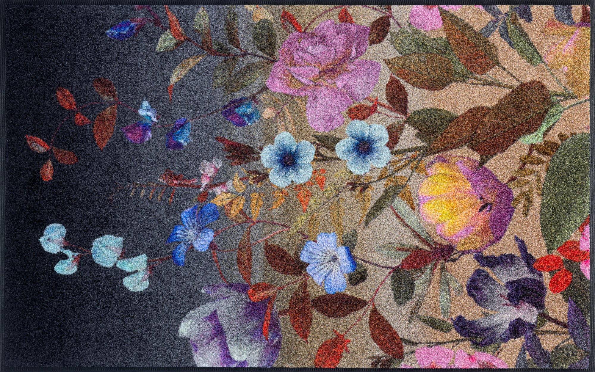 wash+dry Fussmatte Midnight Blooms 75x120 9010216074888