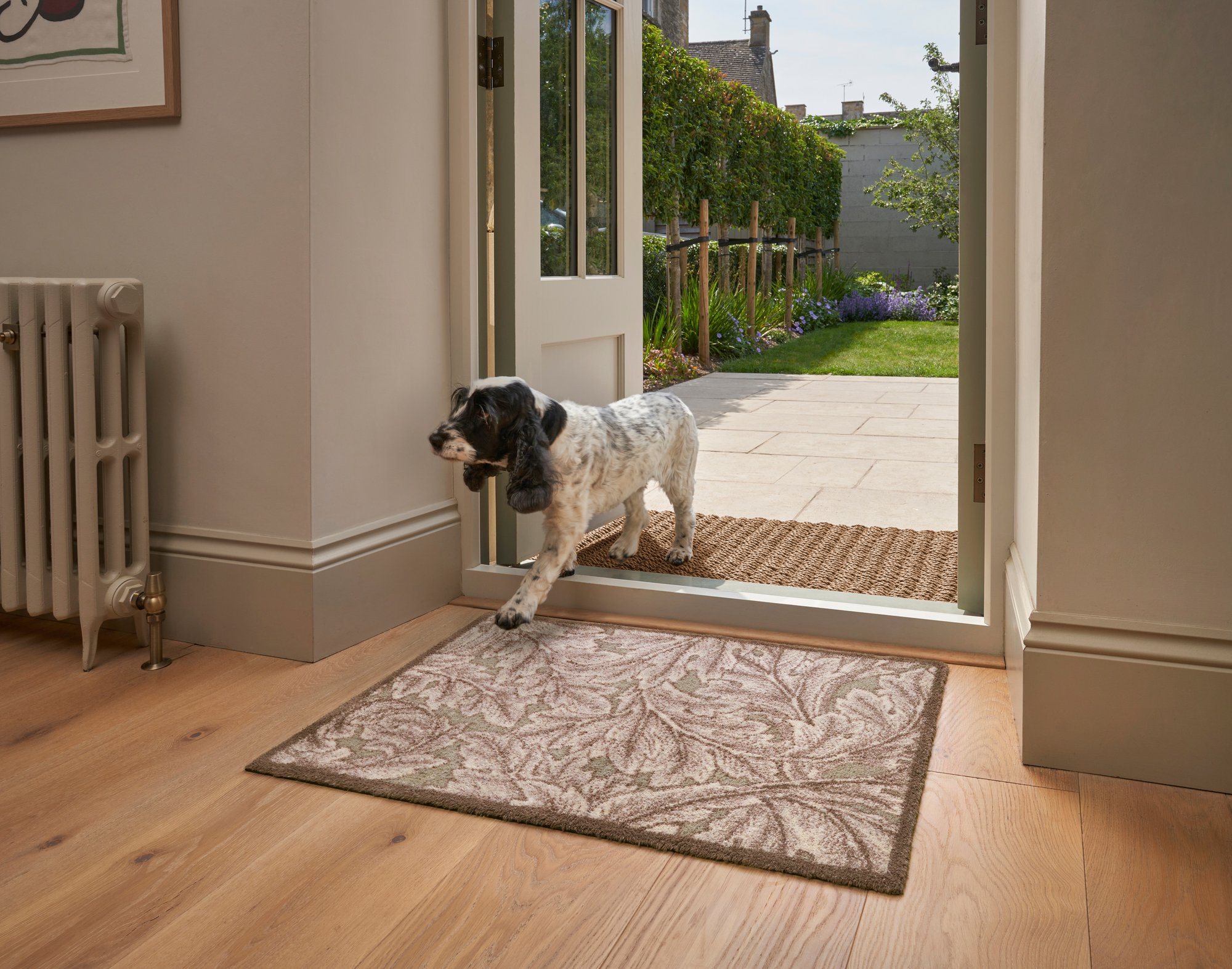 wash+dry Eingangsmatte Turtle Mat Fussmatte Acanthus Brown 60x85 5060731185341