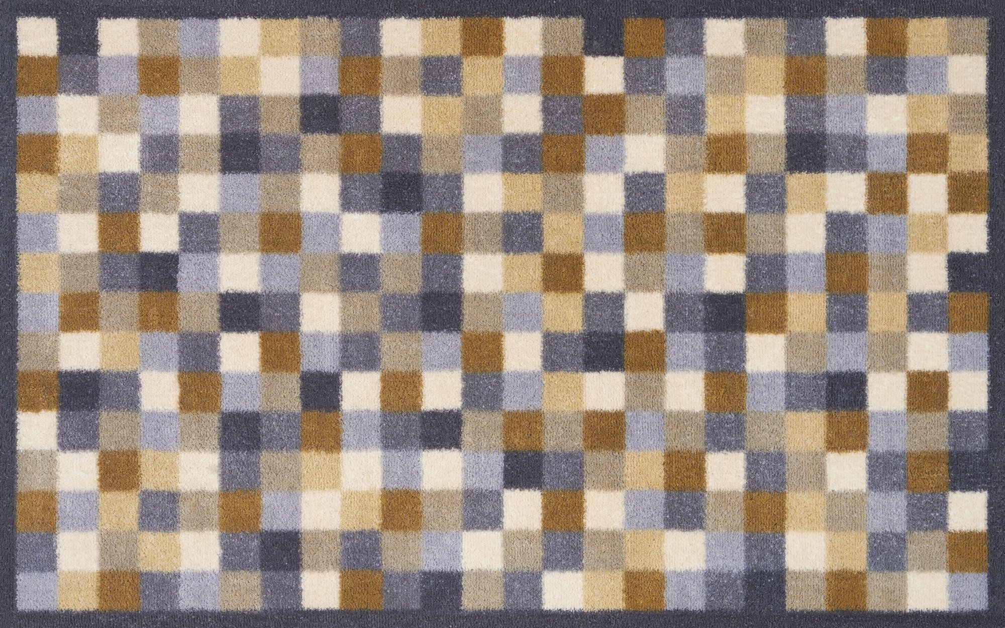 wash+dry Matte Turtle Mat Fussmatte Neutral Squares 75x120 5060731181213