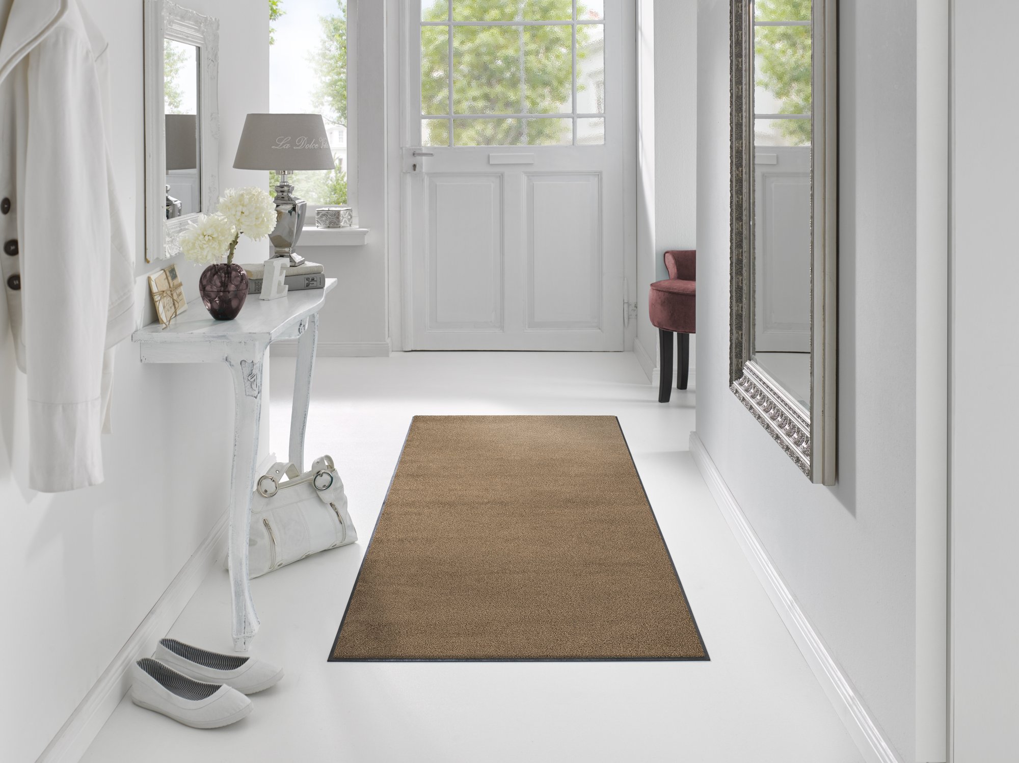 wash+dry Eingangsmatte Läufer Espresso Brown 75x190 9010216081848