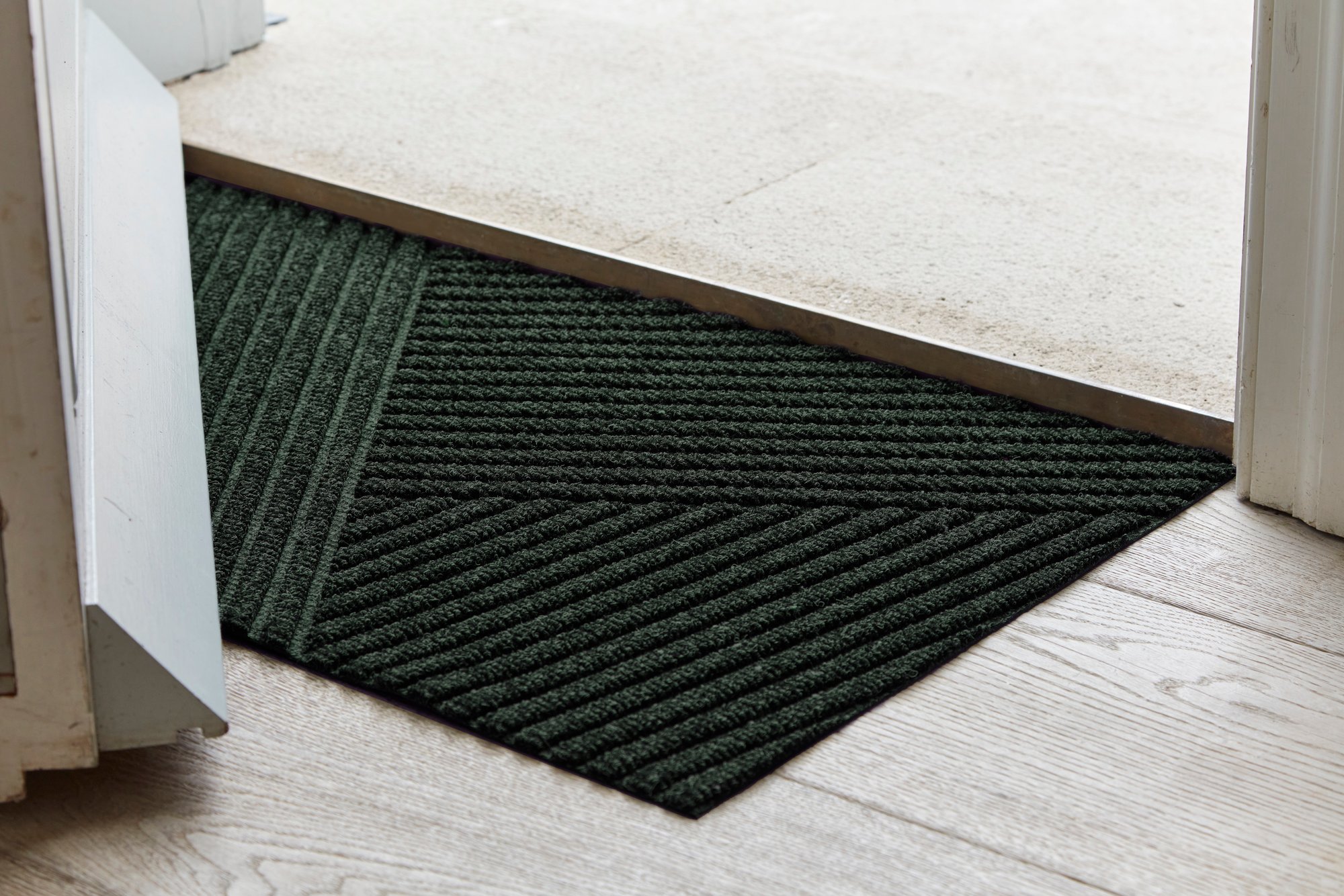 wash+dry Fussmatte DUNE Fussmatte Stripes midnight green 45x75 9010216075120