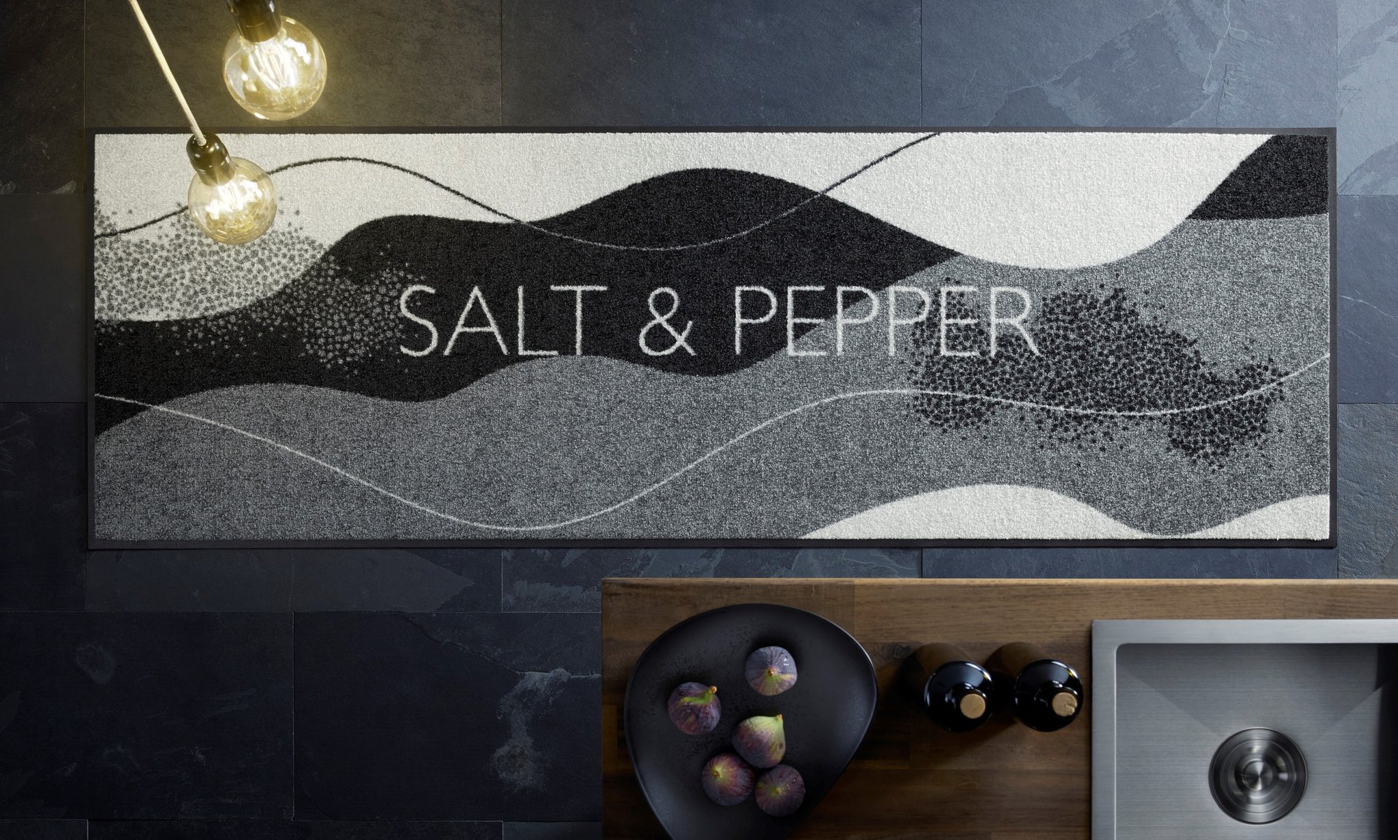 wash+dry Fussmatte Läufer Salt & Pepper 60x180 9010216062298