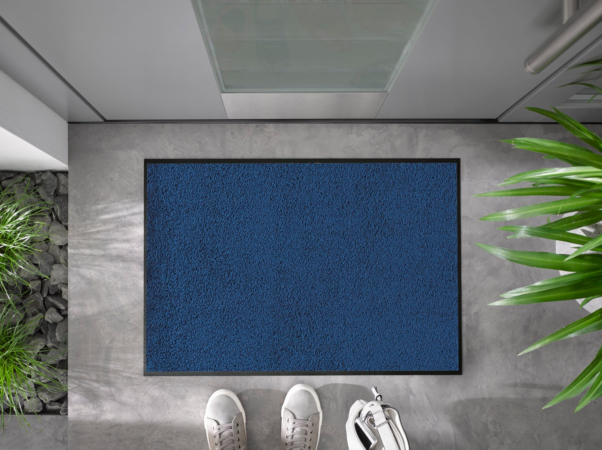 wash+dry Eingangsmatte Navy 60x90 4032445005087