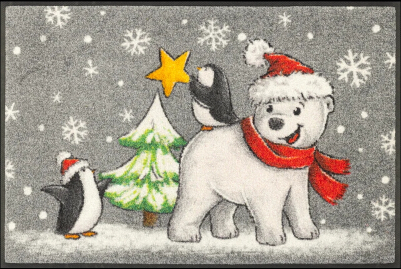 wash+dry Eingangsmatte Polar Friends 50x75 9010216073386