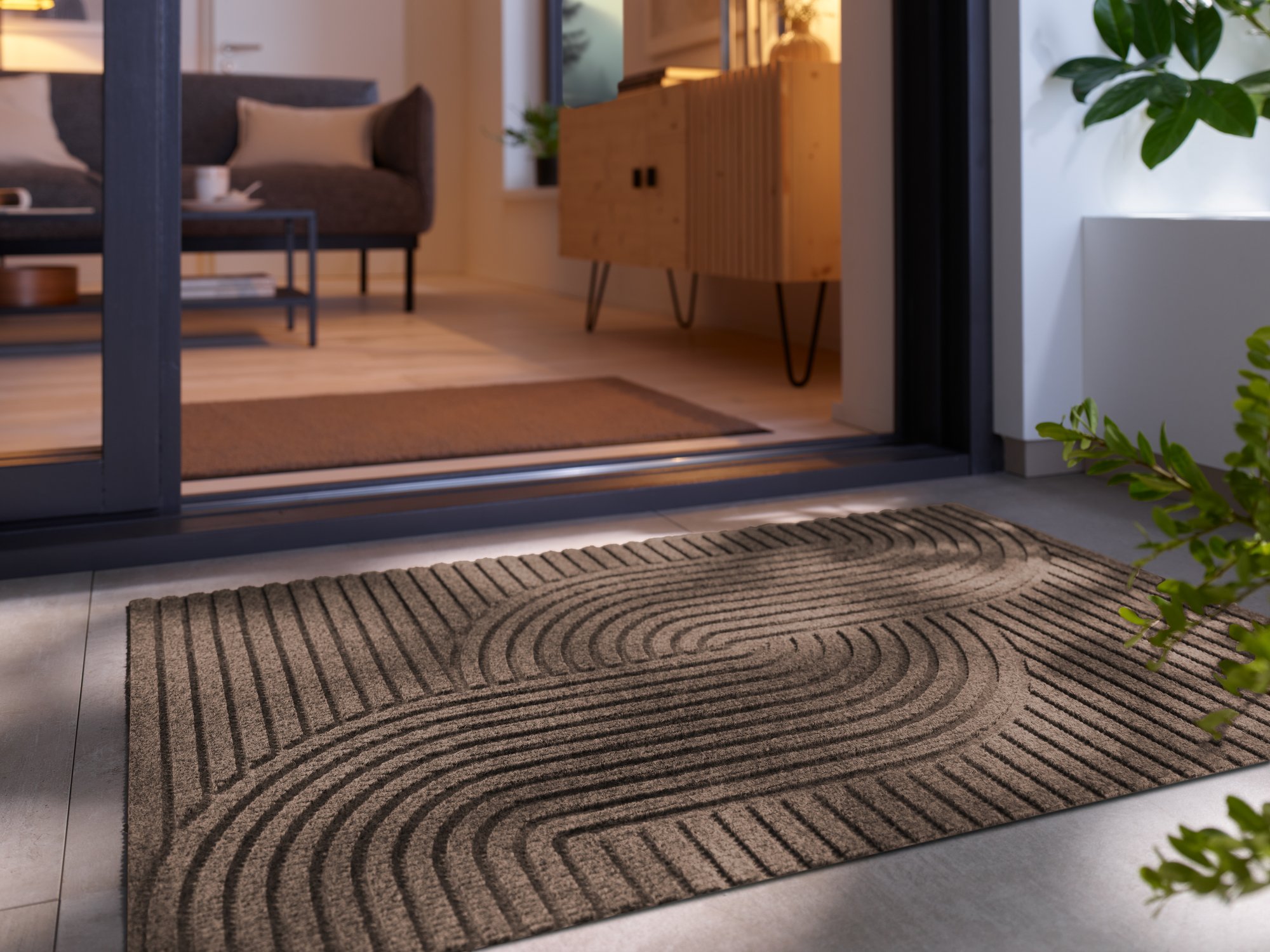 wash+dry Fussmatte DUNE Fussmatte Loop taupe 60x90 9010216079579