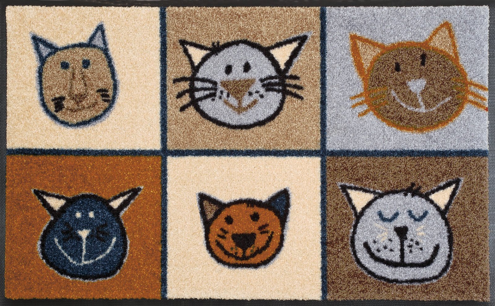 wash+dry Fussmatte Miau Miau 50x75 4032445008217
