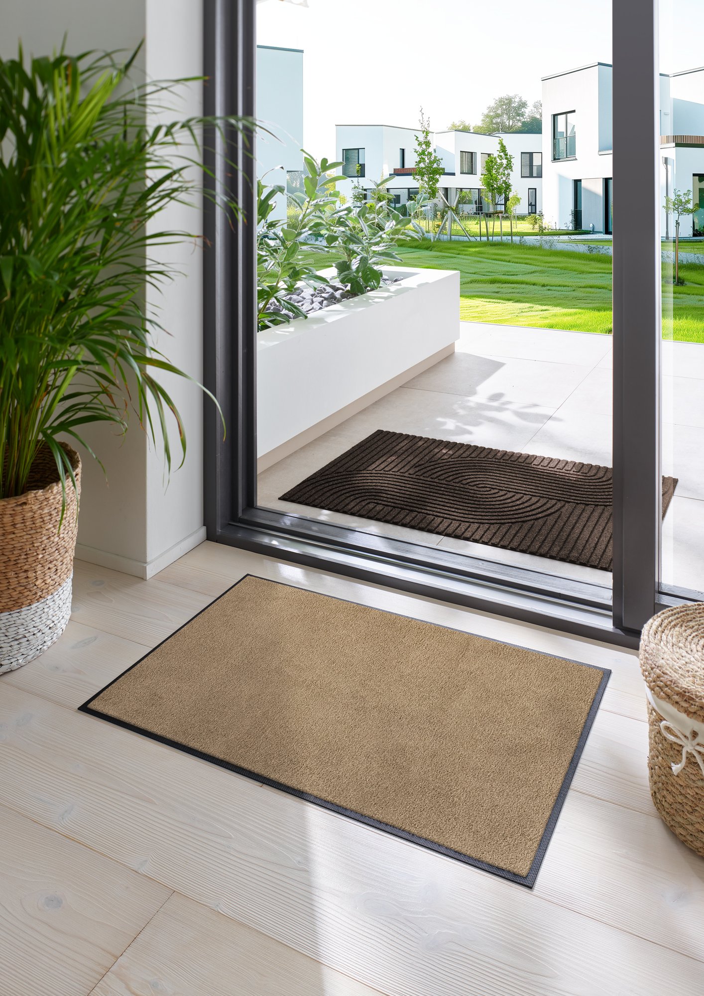 wash+dry Eingangsmatte Espresso Brown 50x75 9010216081800