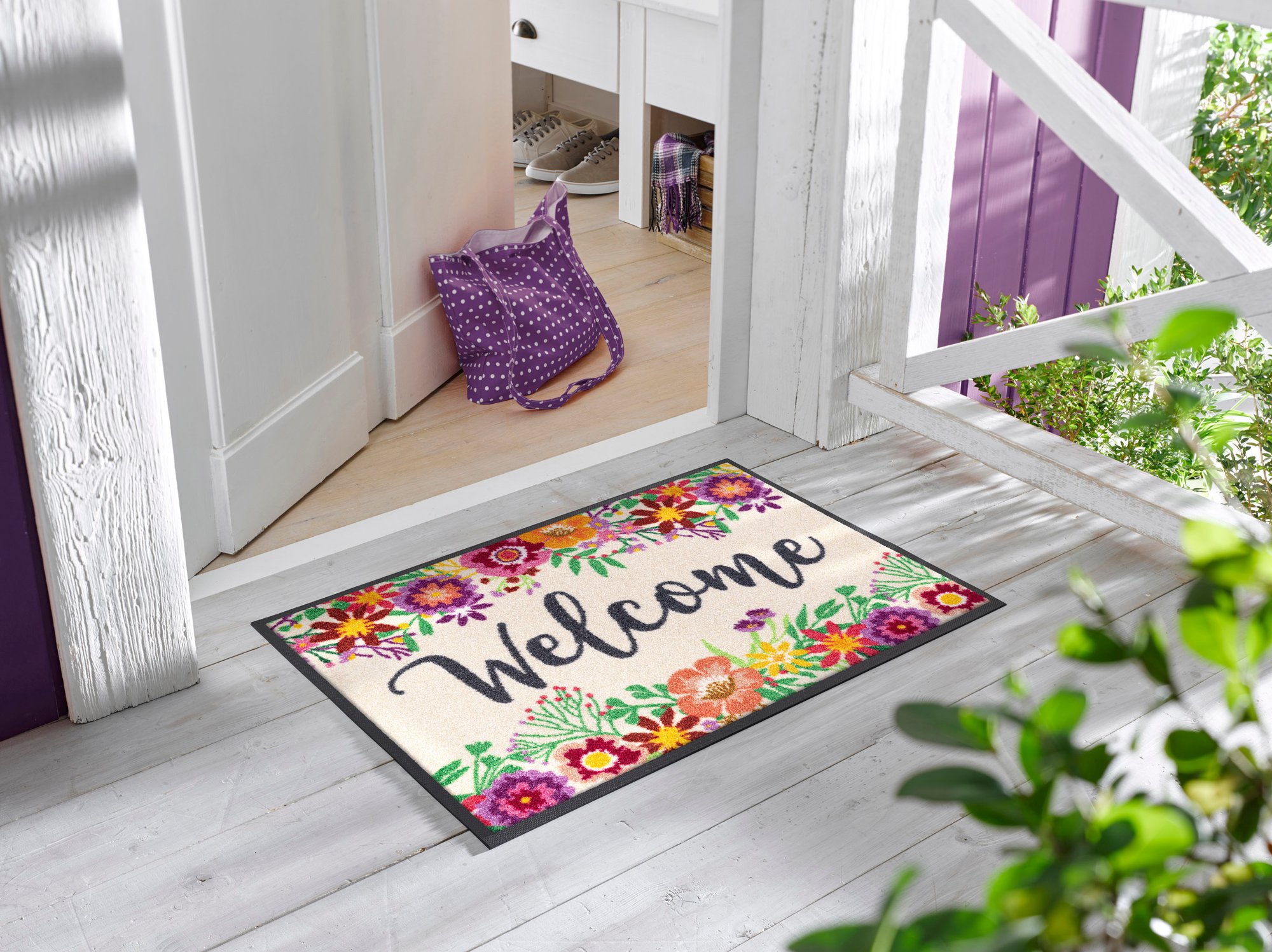 wash+dry Fussmatte Welcome Blooming 50x75 9010216057133