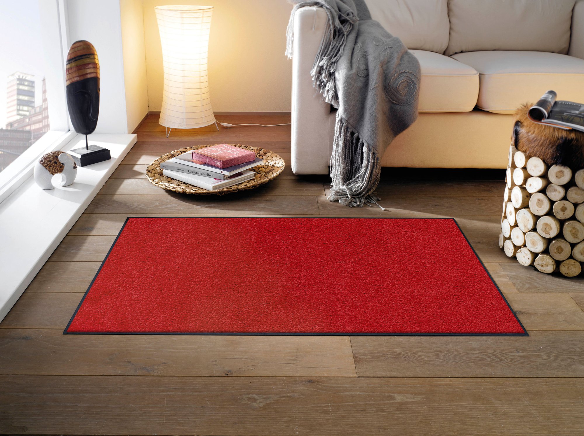 wash+dry Fussmatte Regal Red 75x120 4032445036265