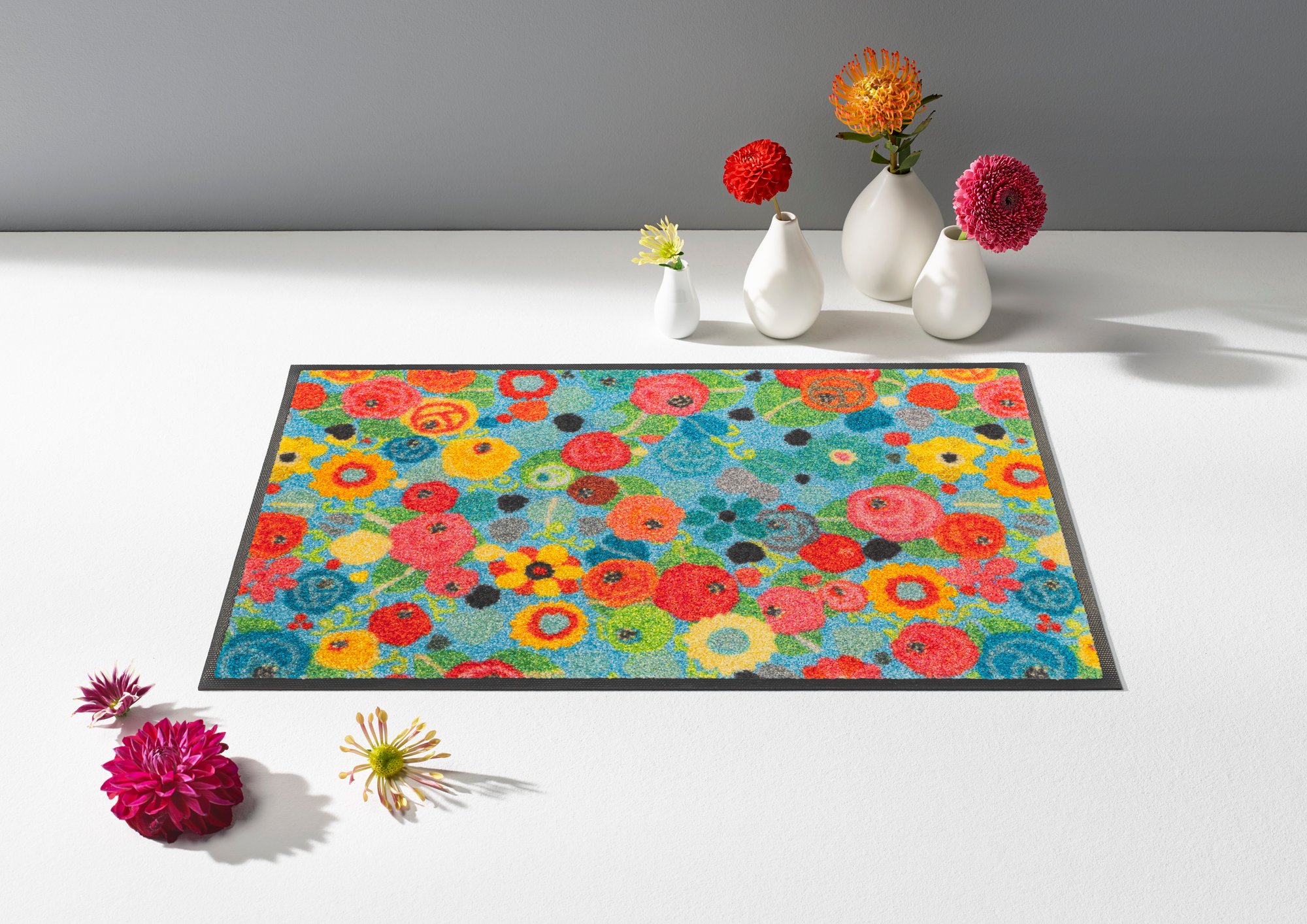 wash+dry Fussmatte wasd+dry Fussmatte Flower Power 40x60 9010216070873