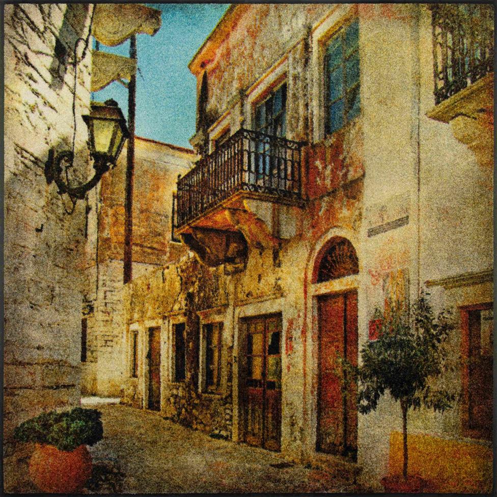 wash+dry Fussmatte Picturesque Greece 85x85 9010216065374