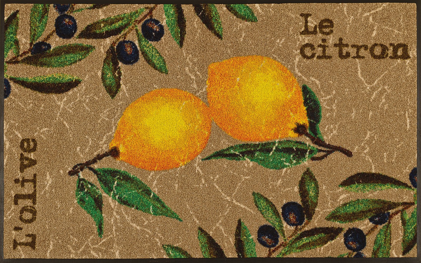 wash+dry Fussmatte Le Citron 75x120 4032445051886