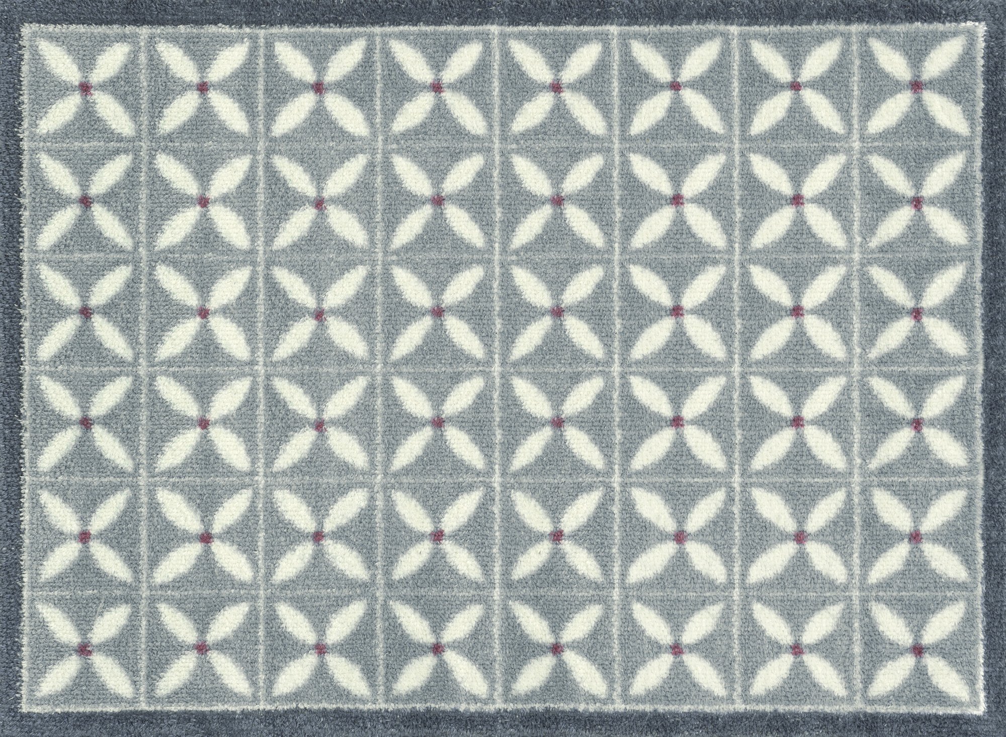 wash+dry Eingangsmatte Turtle Mat Fussmatte Flower Fields Grey 60x85 5060731183262