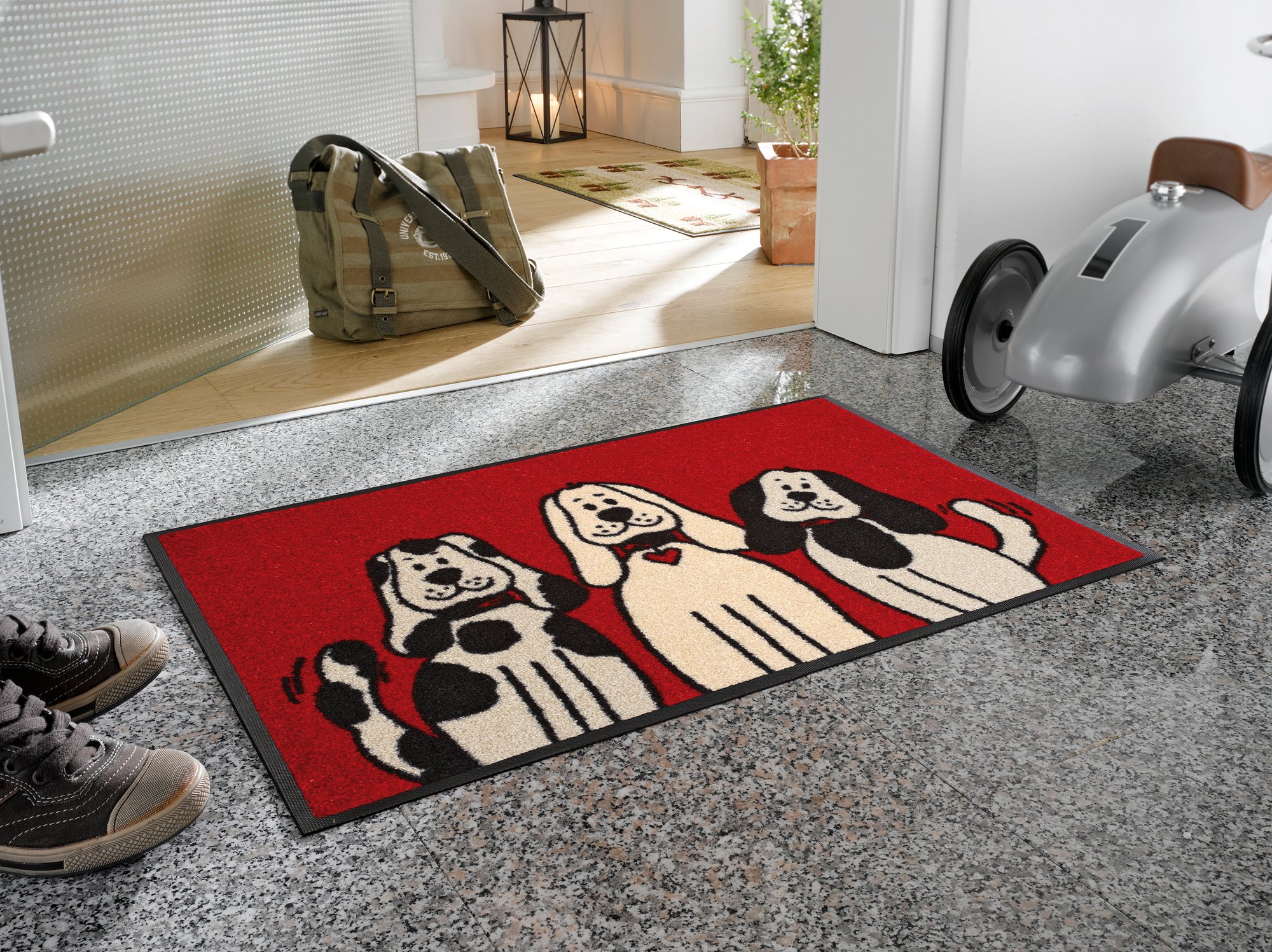 wash+dry Eingangsmatte Three Dogs 50x75 4032445030805