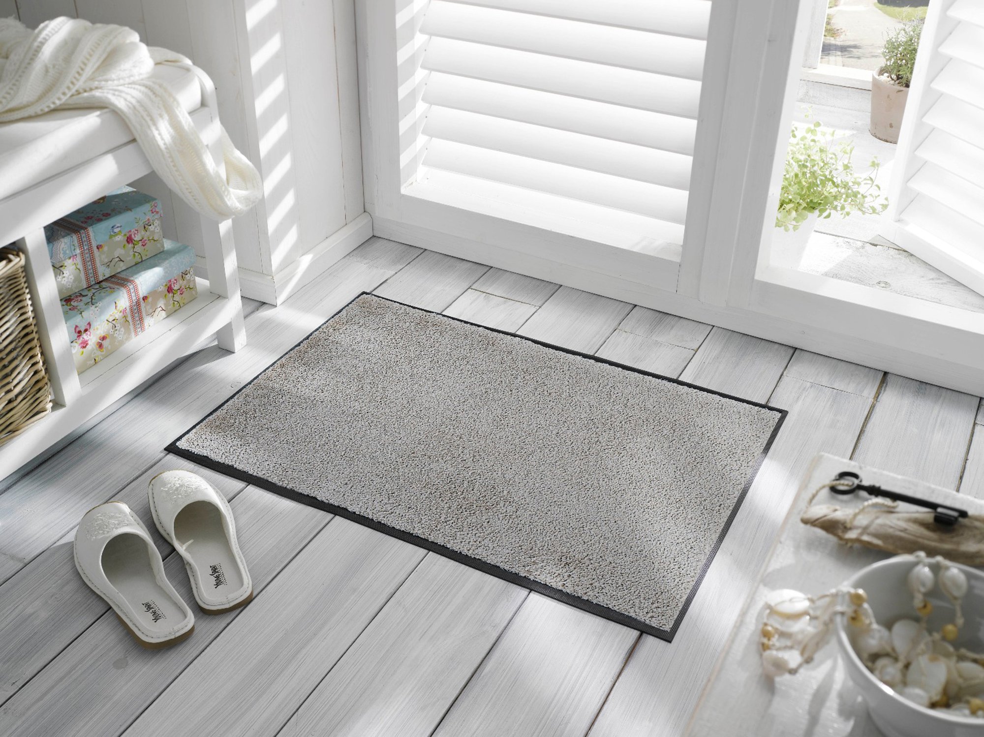 wash+dry Fussmatte Cool Grey 50x75 4032445011415