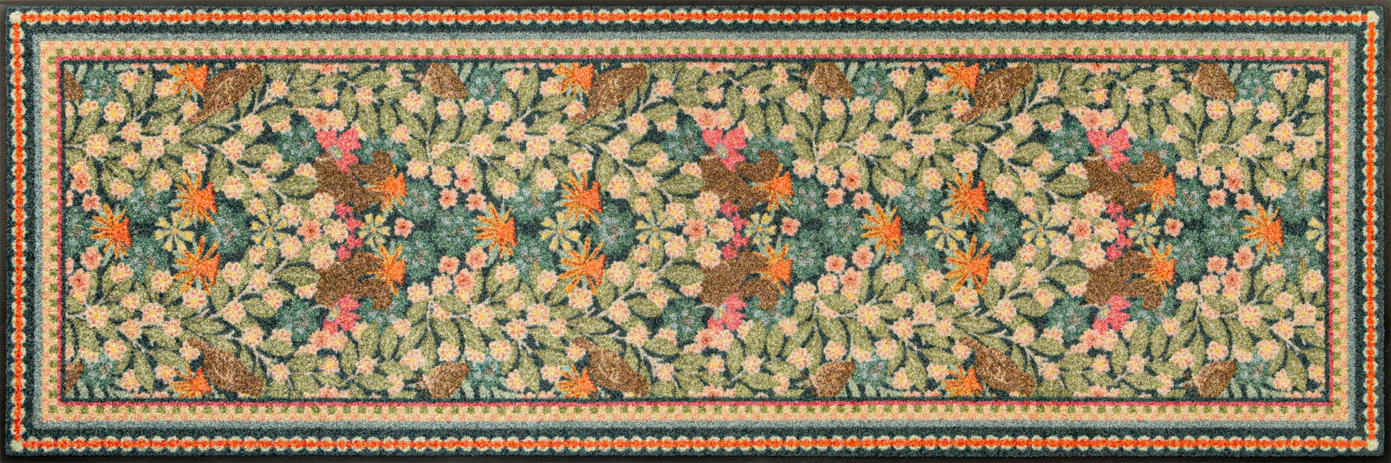 wash+dry Fussmatte Läufer Garden Luxe Blue 60x180 9010216078176