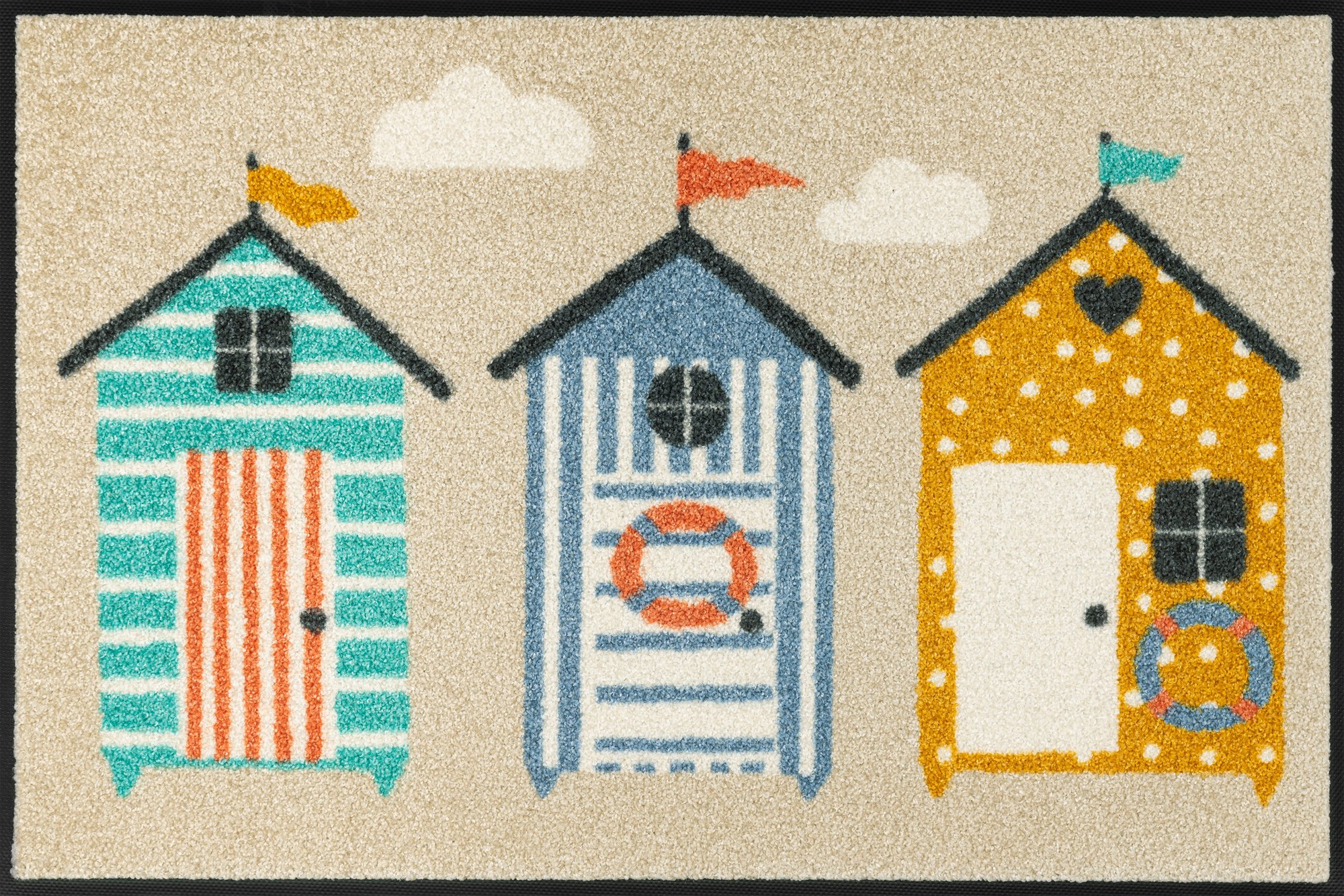wash+dry Eingangsmatte Beachhut 50x75 9010216070828