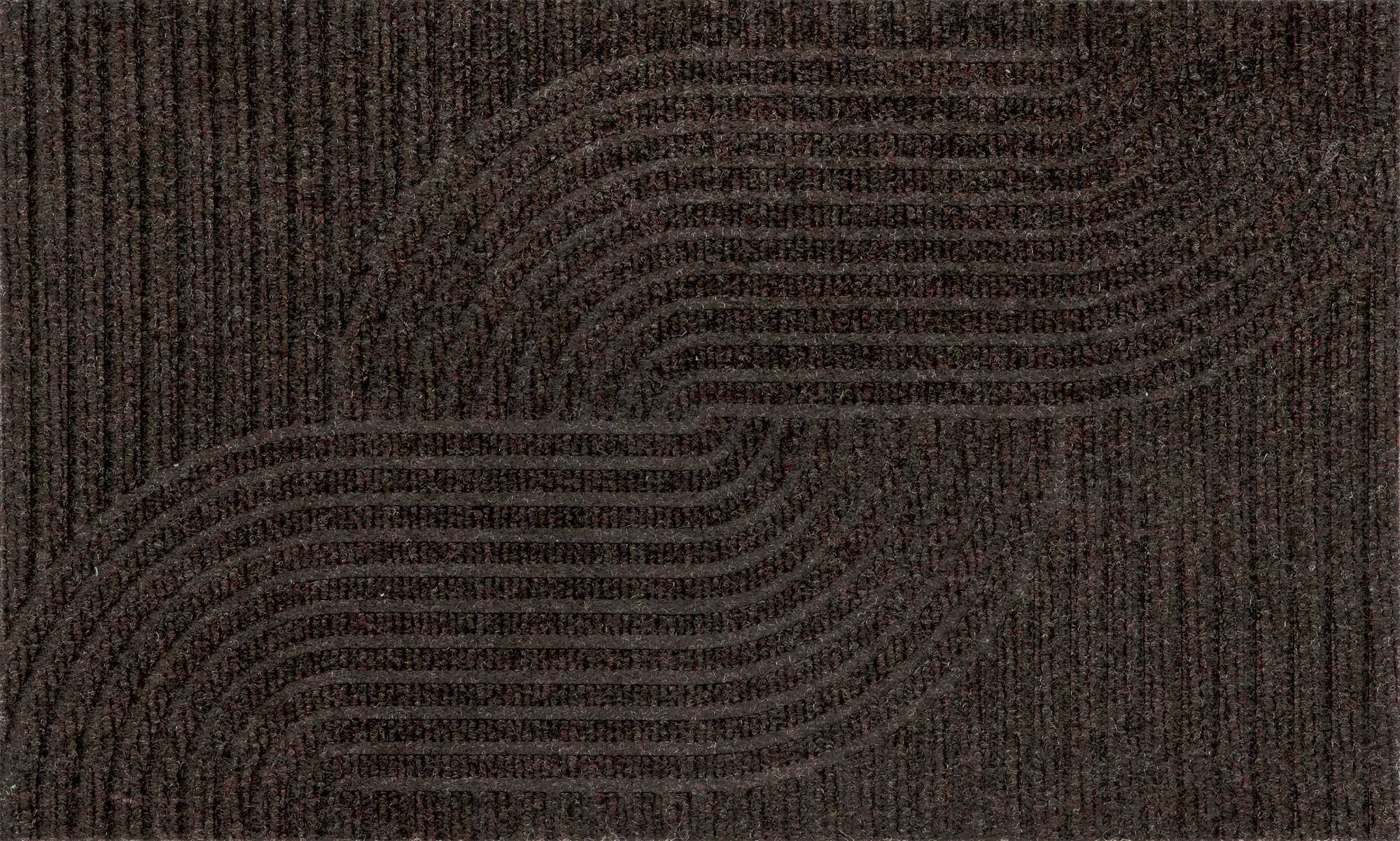 wash+dry Eingangsmatte DUNE Fussmatte Loop dark brown 45x75 9010216079524