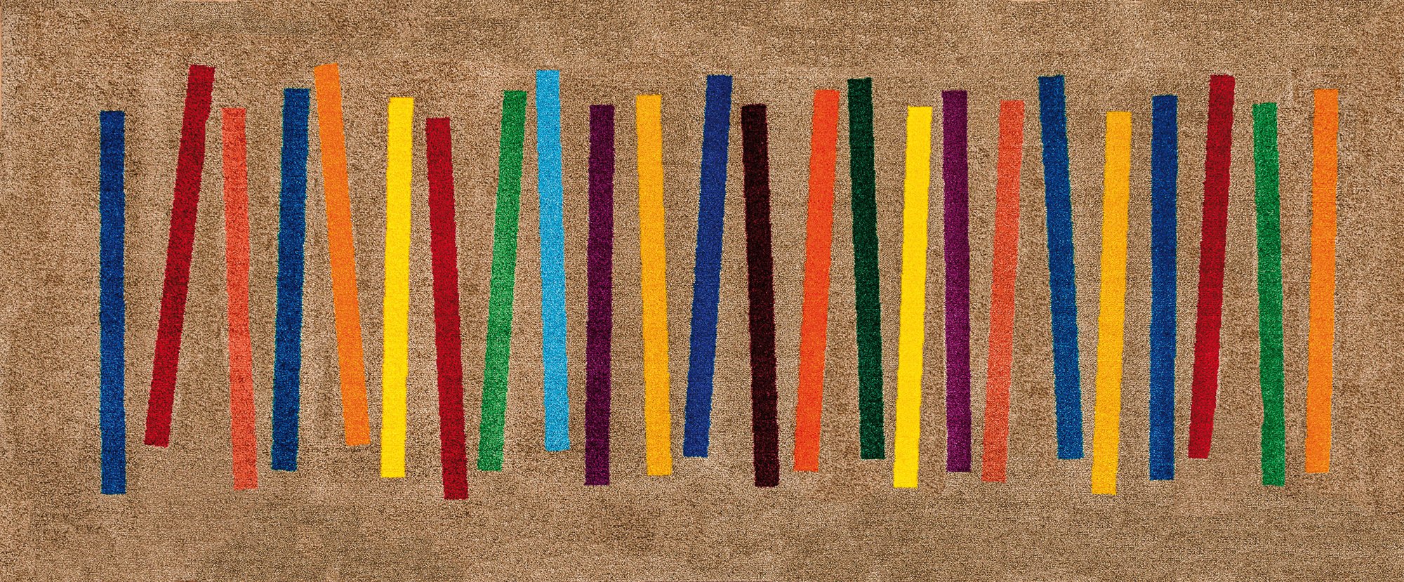 wash+dry Eingangsmatte Teppichläufer Mixed Stripes 80x200 4032445055327