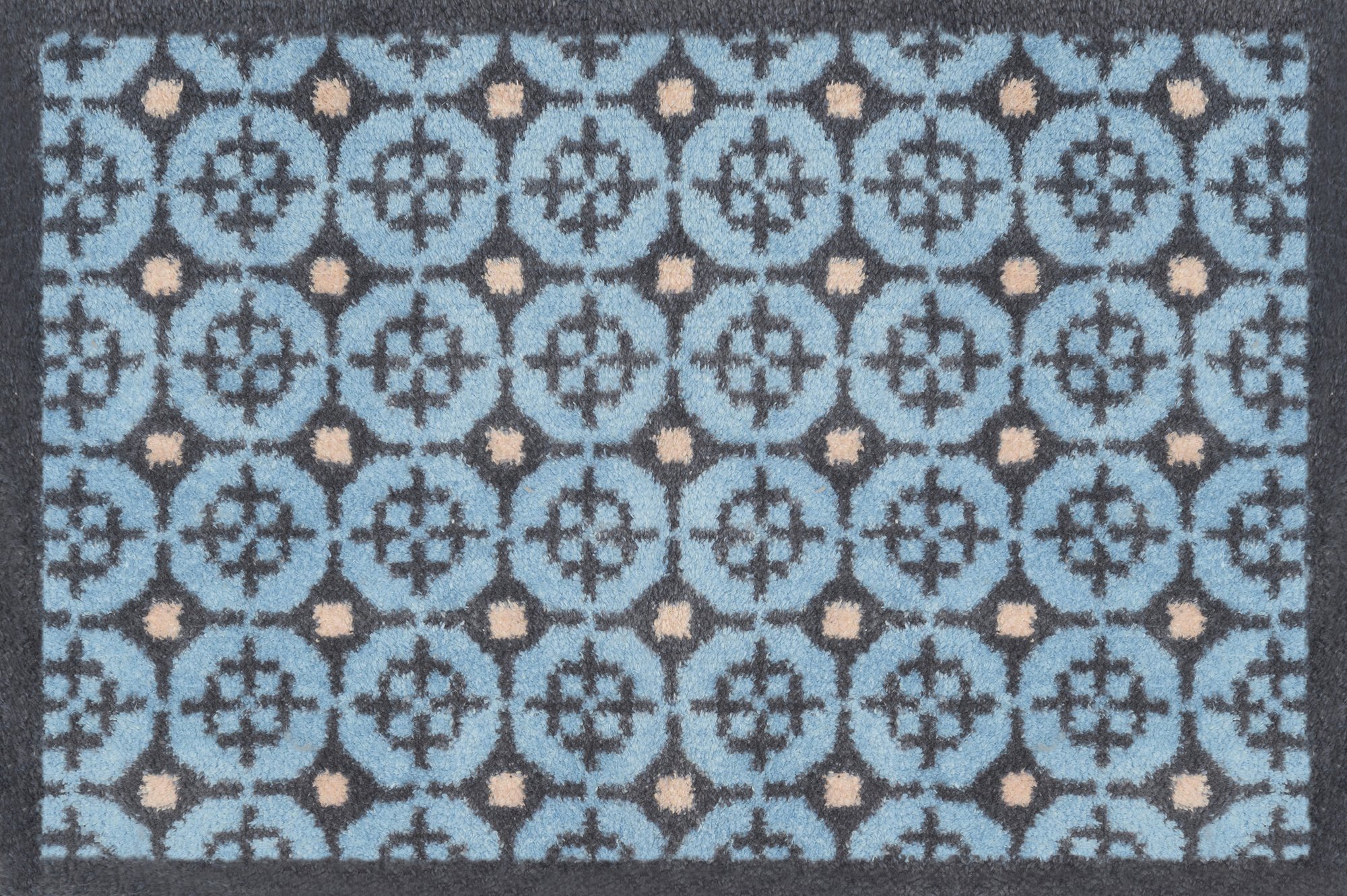 wash+dry Fussmatte Turtle Mat Fussmatte Parterre Blue 40x60 5060731186119
