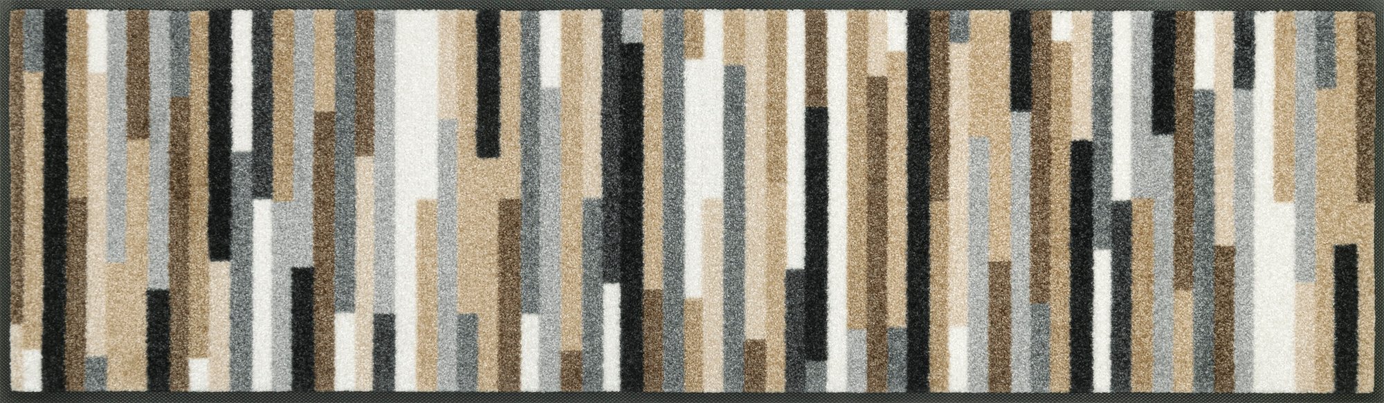 wash+dry Matte Läufer Mikado Stripes nature 35x120 9010216062885
