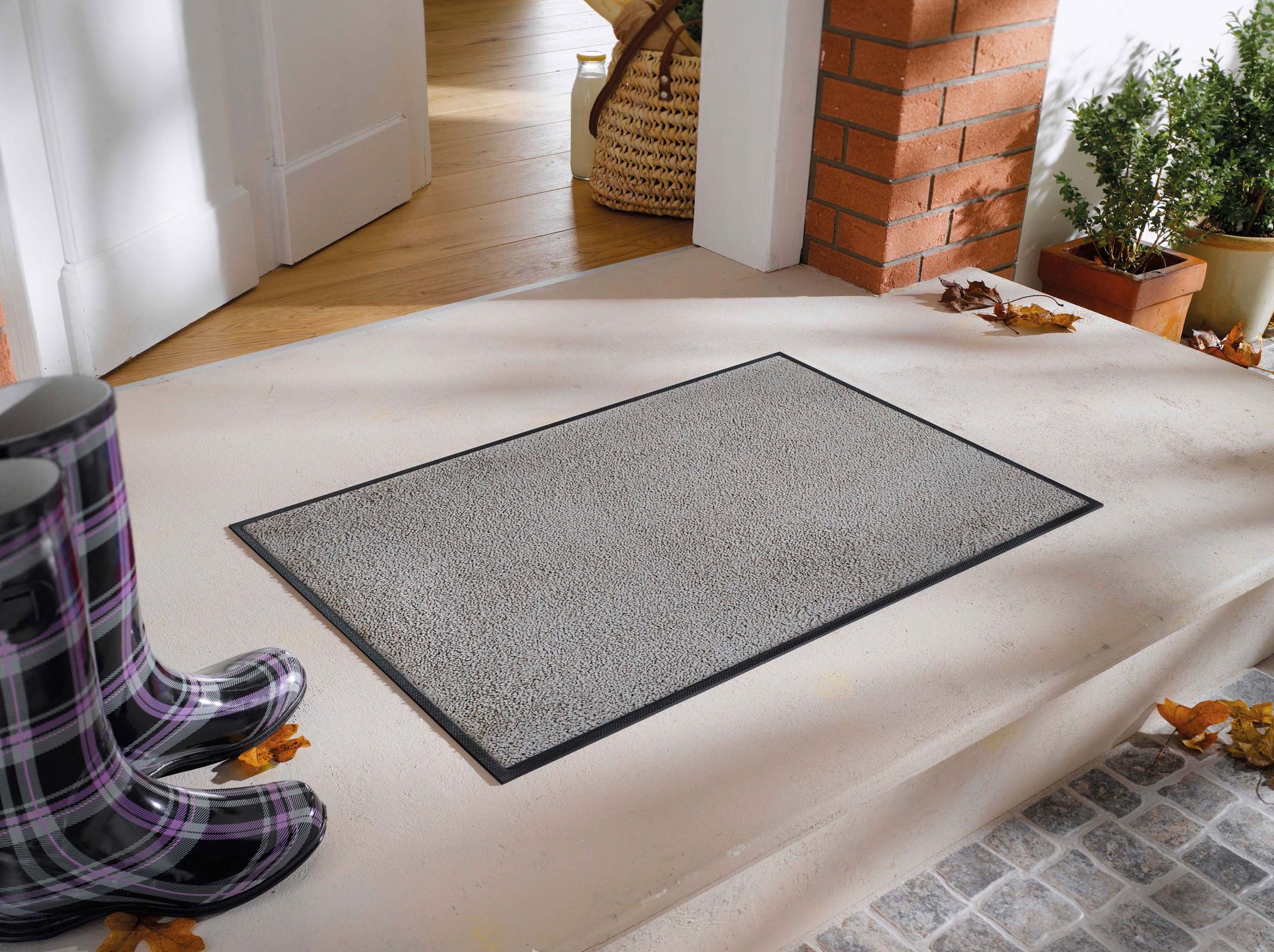 wash+dry Fussmatte Cool Grey 60x90 4032445007418