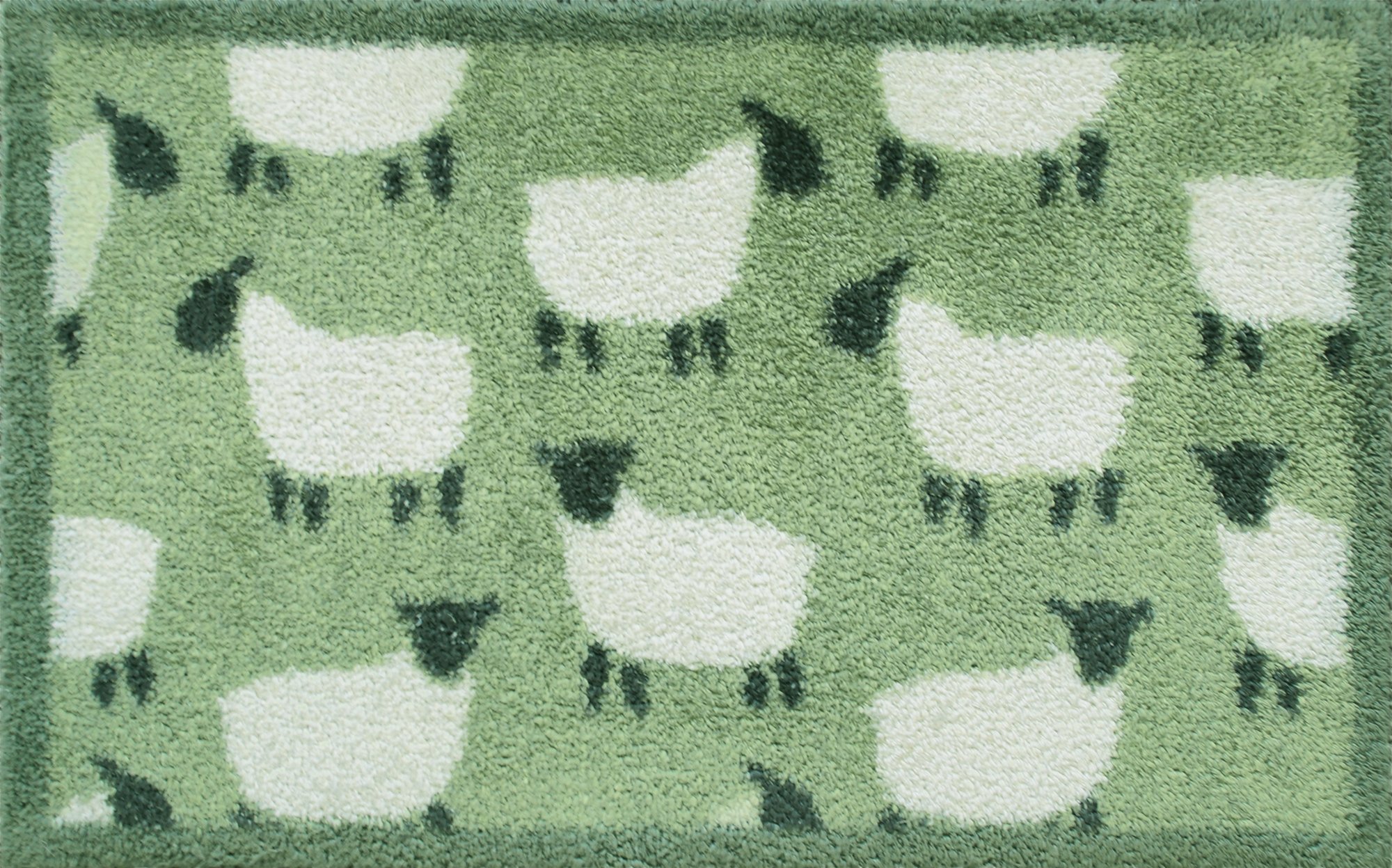 wash+dry Fussmatte Turtle Mat Fussmatte Flock Green 40x60 5060025368856
